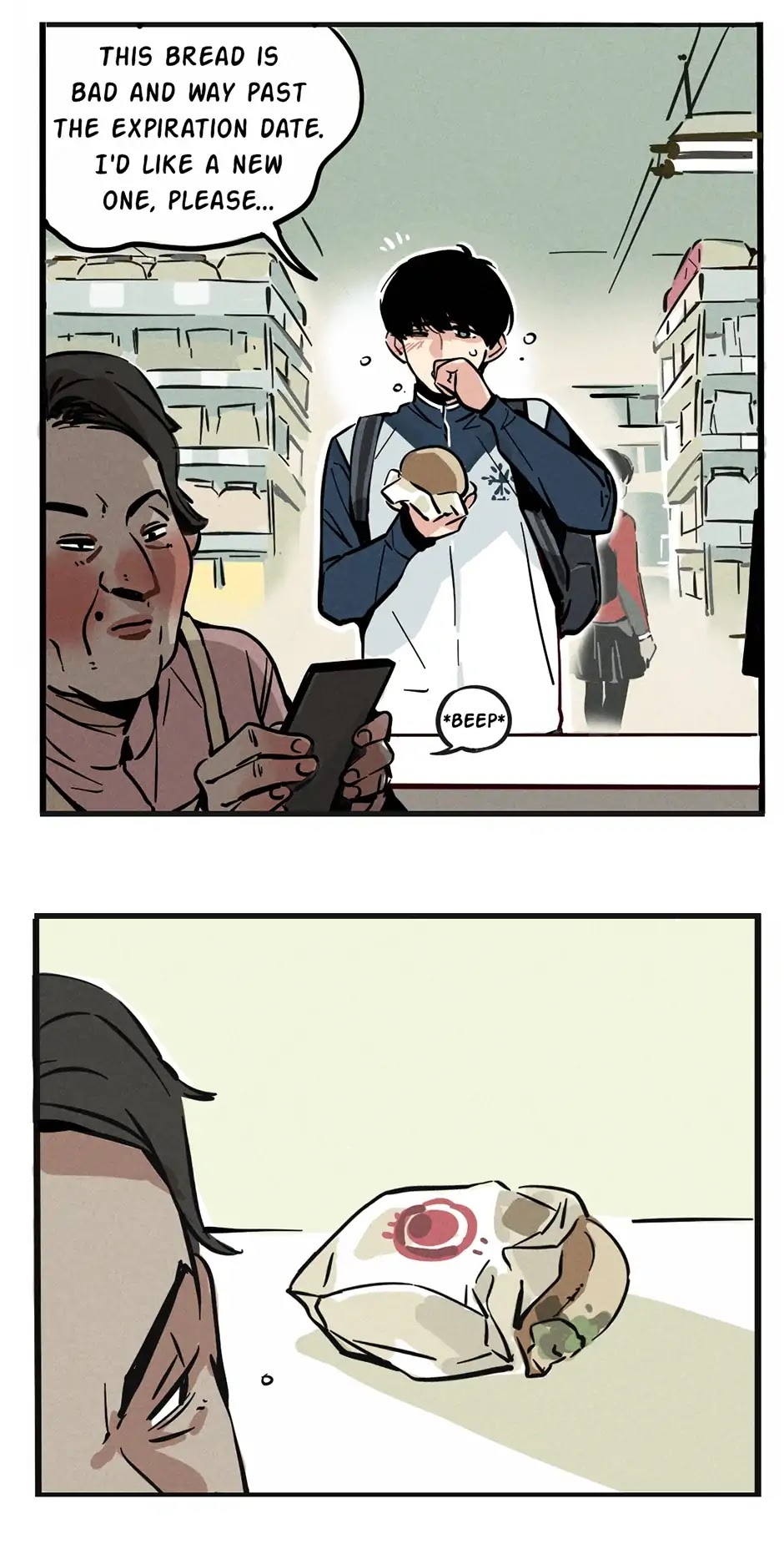 Mode II Chapter 1 page 8 - Chapter 1: Timid Teenager Receives Superpower App