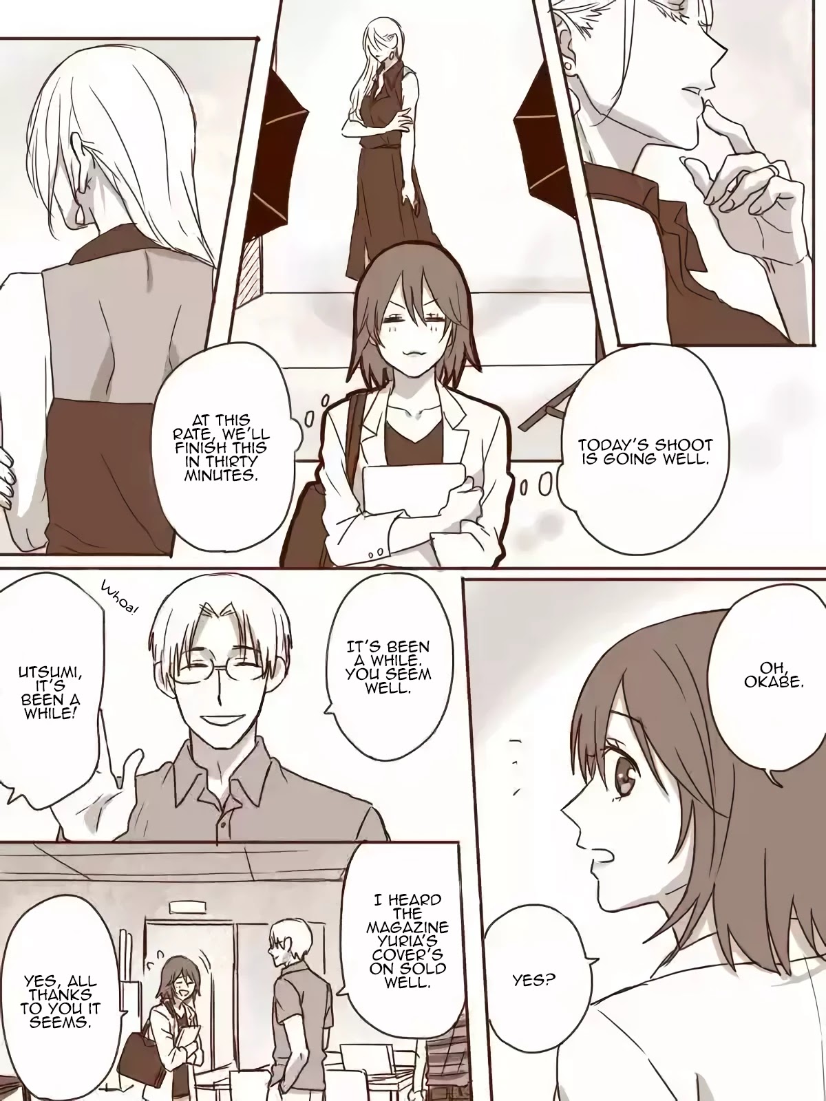 Model-chan and Plain Manager Chapter 2 page 8 - Chapter 2