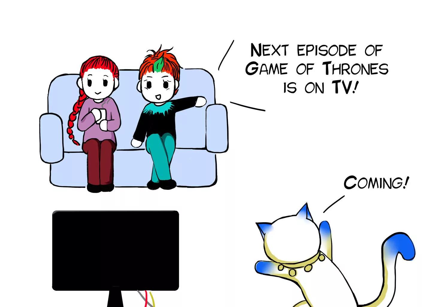 Modern Life Of Immortal Demons Chapter 2.11 page 4 - Vol.2 Chapter 11: This is How GameofThrones Gets You! (Extra)