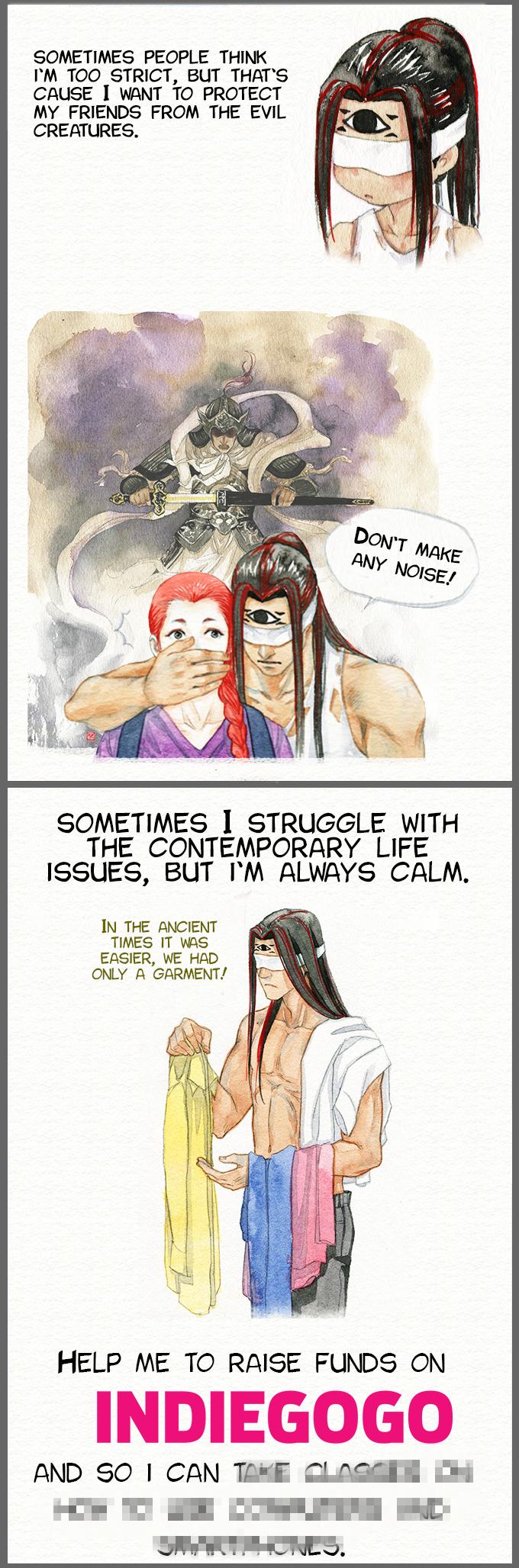 Modern Life of the Immortals Chapter 15 page 16 - Chapter 15 : Help Immortals at IndieGoGo so They Can...