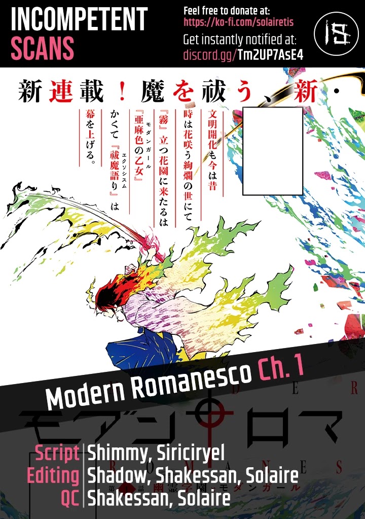 Modern Romanesco Chapter 1 page 1 - Chapter 1