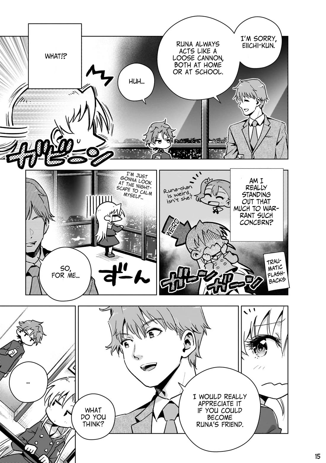 Modern Villainess: It’s Not Easy Building a Corporate Empire Before the Crash Chapter 13 page 15 - Chapter 13: She Drinks Grape Juice, He Drinks Cola