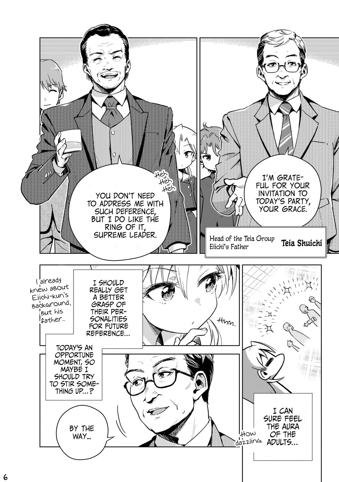 Modern Villainess: It’s Not Easy Building a Corporate Empire Before the Crash Chapter 13 page 6 - Chapter 13: She Drinks Grape Juice, He Drinks Cola