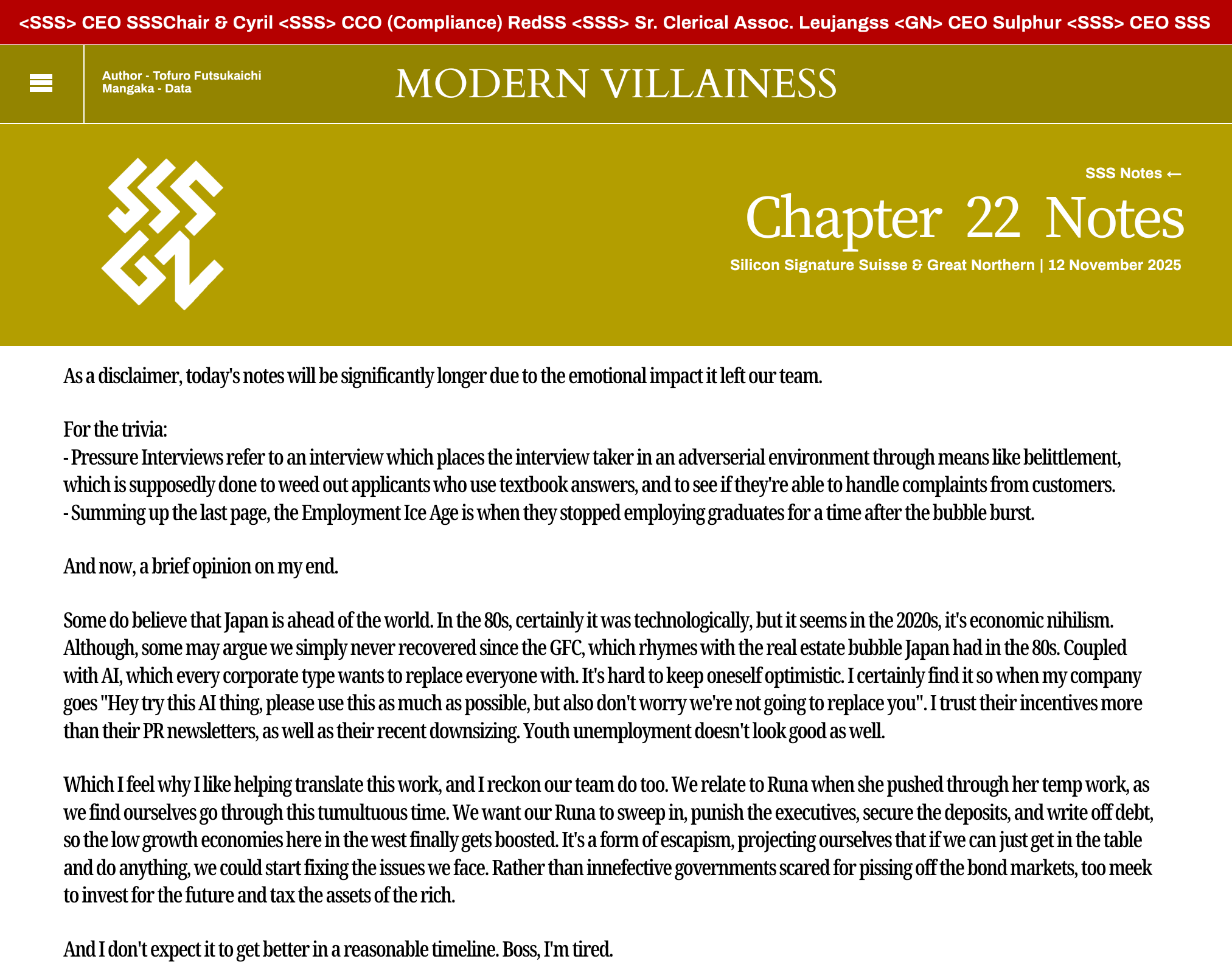 Modern Villainess: It’s Not Easy Building a Corporate Empire Before the Crash Chapter 22 page 26 - Chapter 22: The Lost Generation