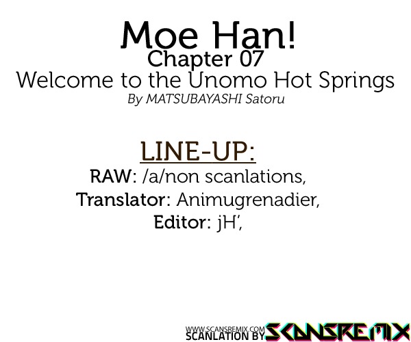 Moe Han! Chapter 7 page 1 - Chapter 7: Difficulty : 7 - Welcome To The Unomo Hot Springs