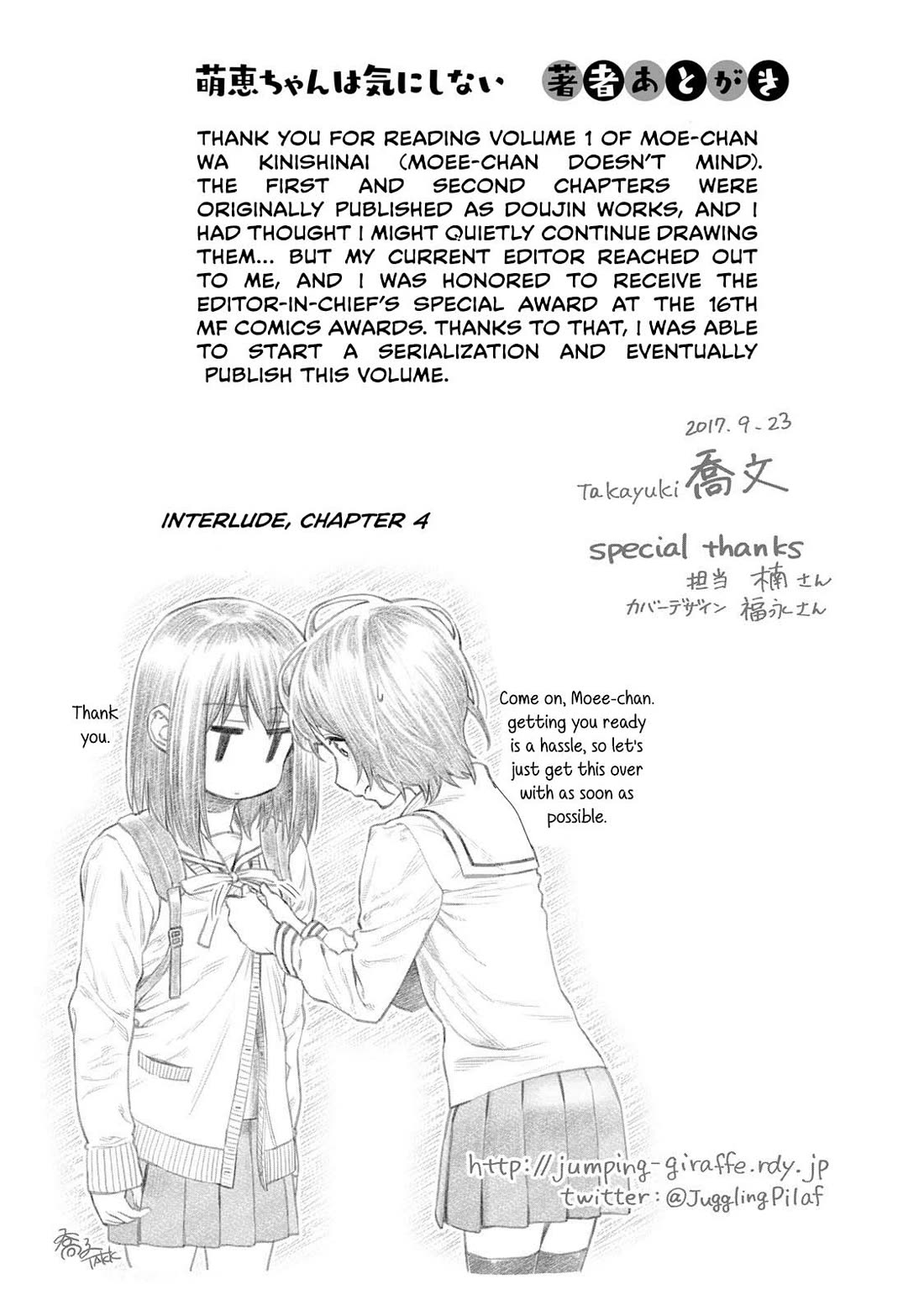 Moee-chan wa Ki ni Shinai Chapter 8 page 22 - Chapter 8