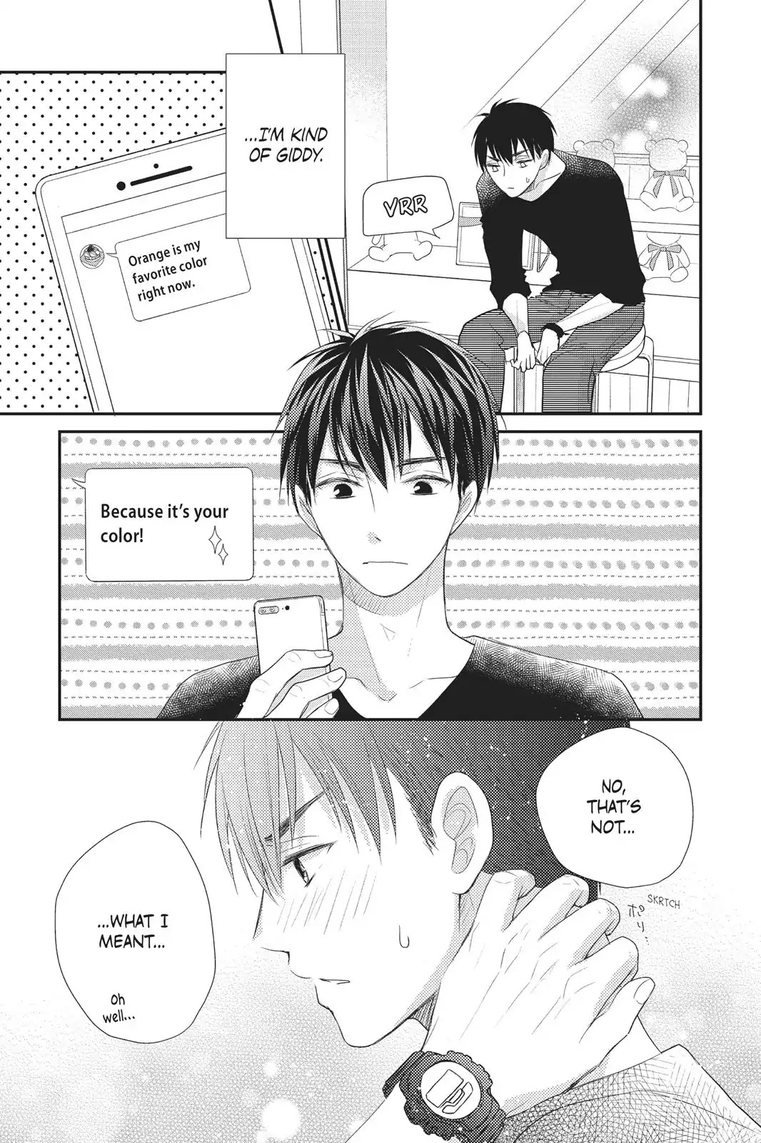 Moekare wa Orenji-iro Chapter 19 page 25 - Chapter 19: Too Happy