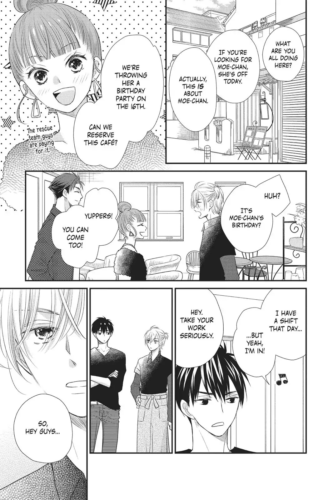 Moekare wa Orenji-iro Chapter 19 page 3 - Chapter 19: Too Happy