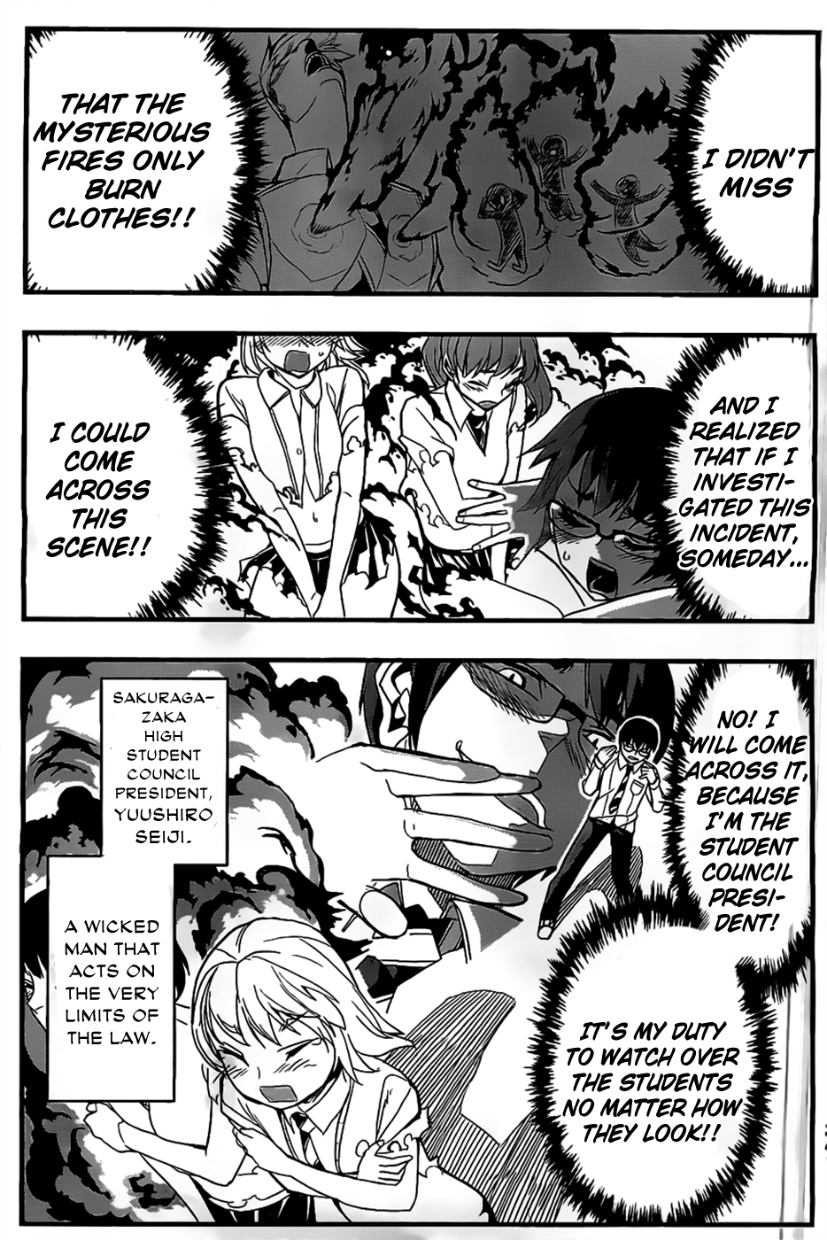 Moeru Seito Kaichou Chapter 0.2 page 12 - Chapter 0v2 : [Oneshot]