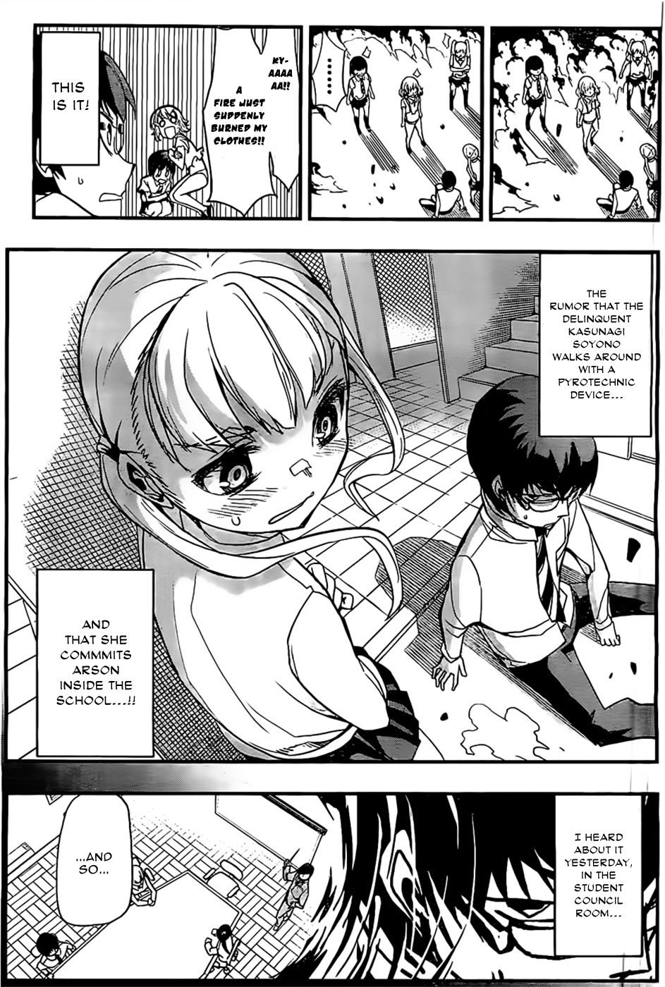Moeru Seito Kaichou Chapter 0.2 page 8 - Chapter 0v2 : [Oneshot]