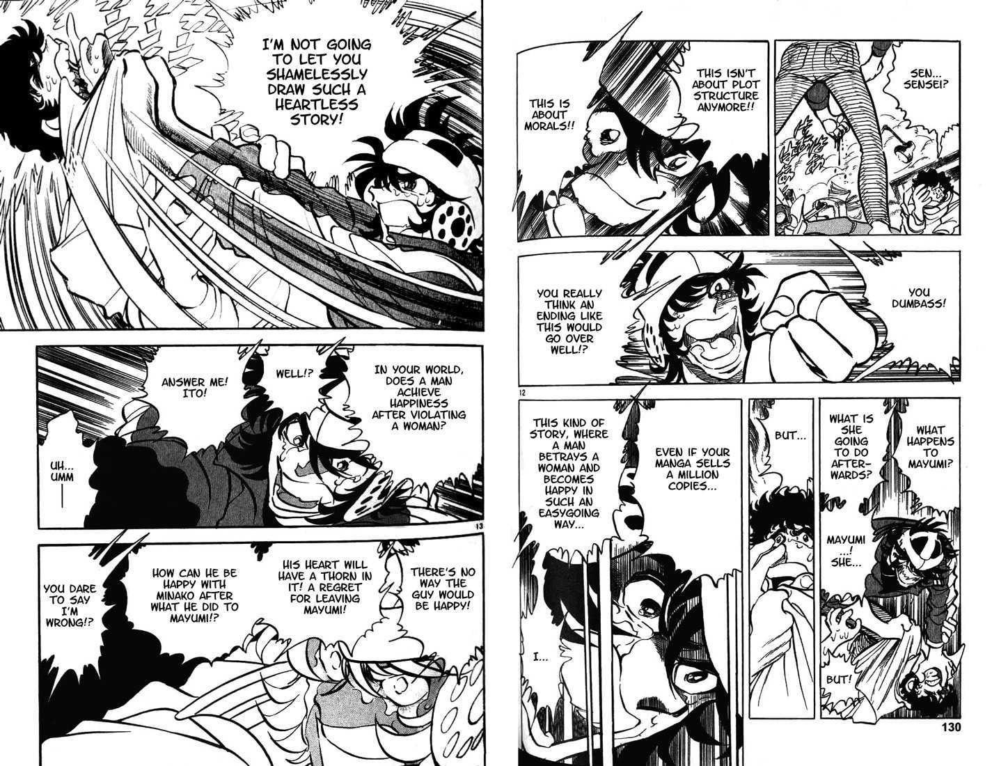 Moeyo Pen Chapter 7 page 8 - Chapter 7 : Plot Structure and Harem Manga