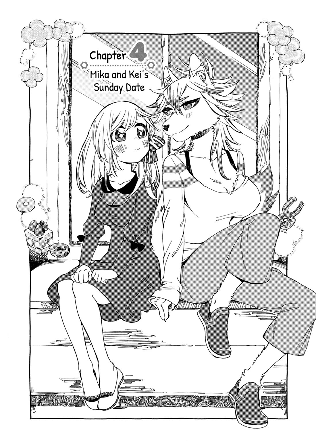 Mofu Kano Pot-pourri Chapter 4 page 1 - Chapter 4: Mika and Kei's Sunday Date