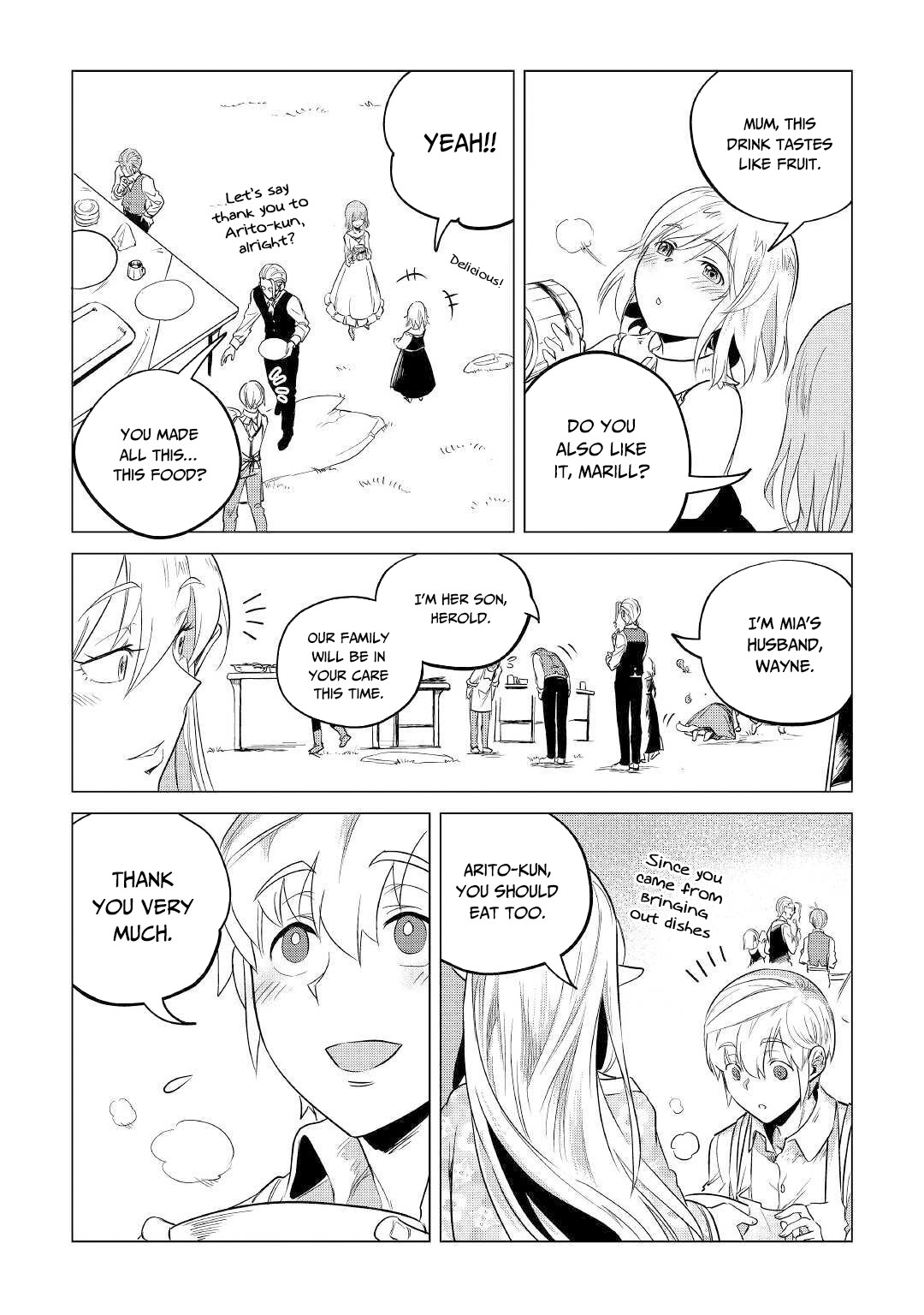 Mofumofu to Isekai Slow Life o Mezashimasu! Chapter 14 page 11 - Chapter 14: A Family's Dinner Table