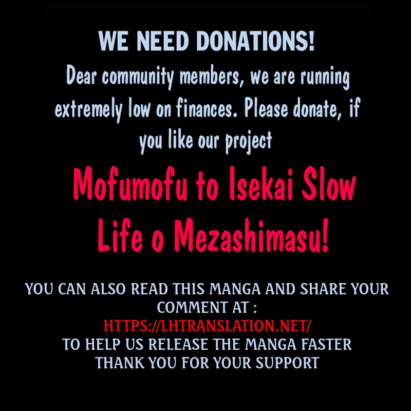 Mofumofu to Isekai Slow Life o Mezashimasu! Chapter 14 page 28 - Chapter 14: A Family's Dinner Table