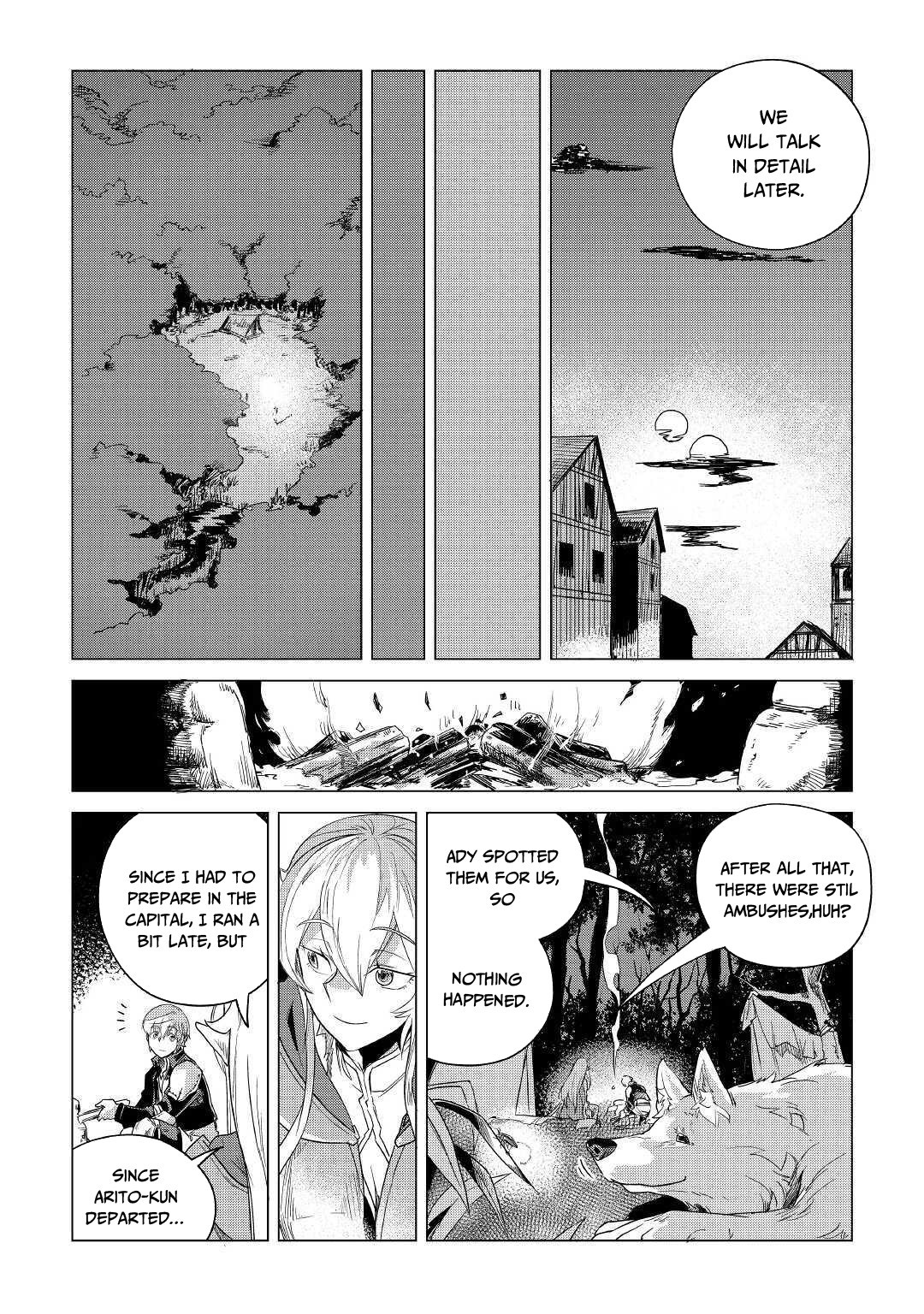Mofumofu to Isekai Slow Life o Mezashimasu! Chapter 17 page 12 - Chapter 17: With The Dark Merchant And The Elf