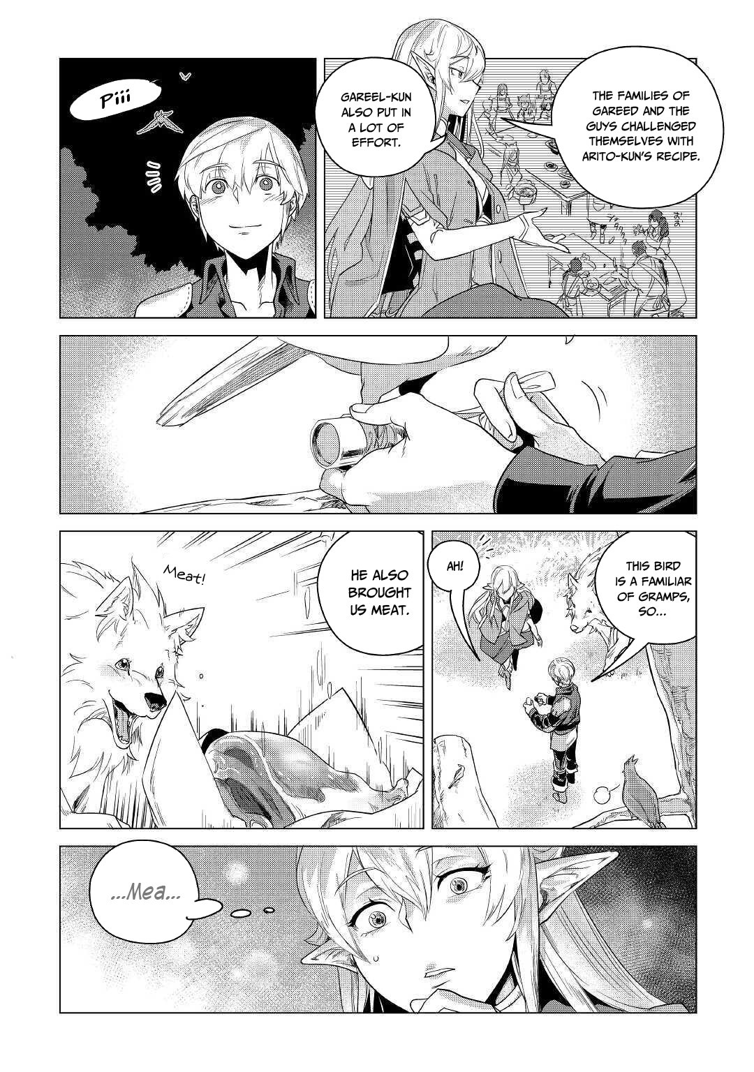 Mofumofu to Isekai Slow Life o Mezashimasu! Chapter 17 page 13 - Chapter 17: With The Dark Merchant And The Elf