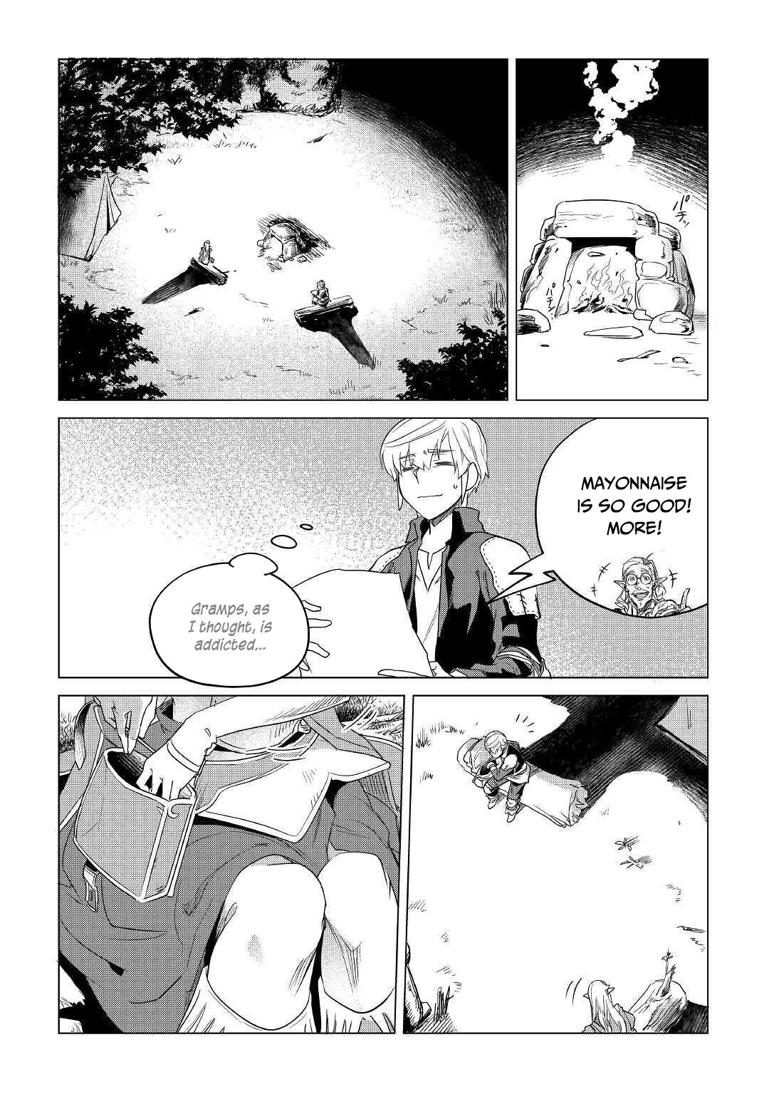 Mofumofu to Isekai Slow Life o Mezashimasu! Chapter 17 page 17 - Chapter 17: With The Dark Merchant And The Elf