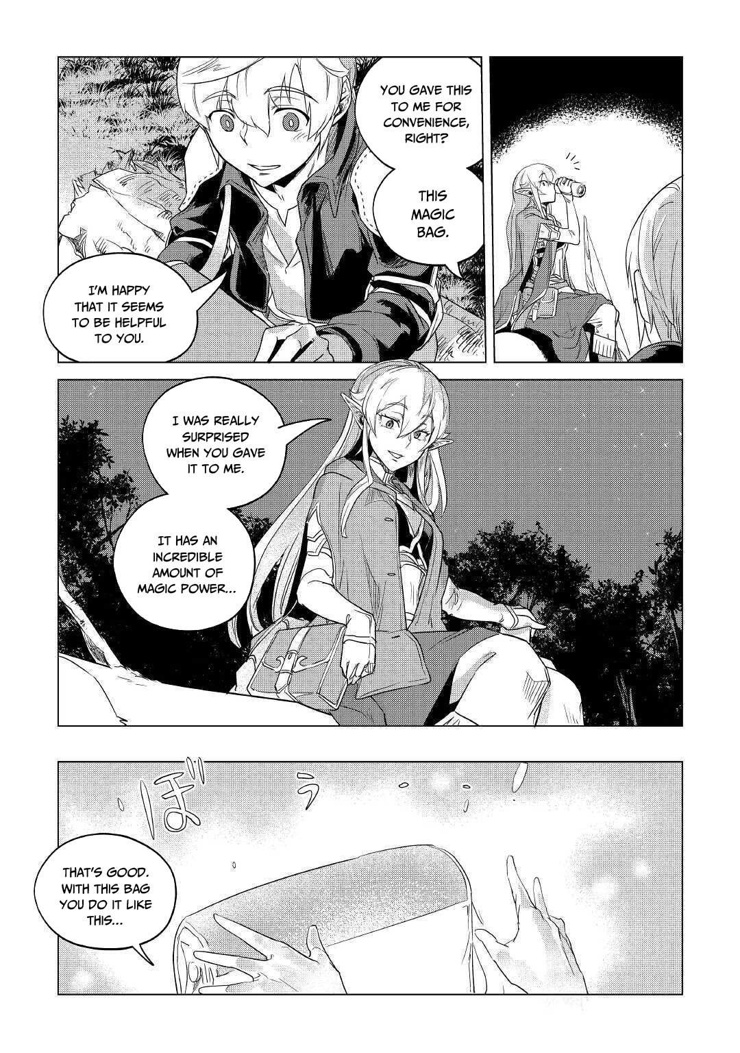 Mofumofu to Isekai Slow Life o Mezashimasu! Chapter 17 page 18 - Chapter 17: With The Dark Merchant And The Elf