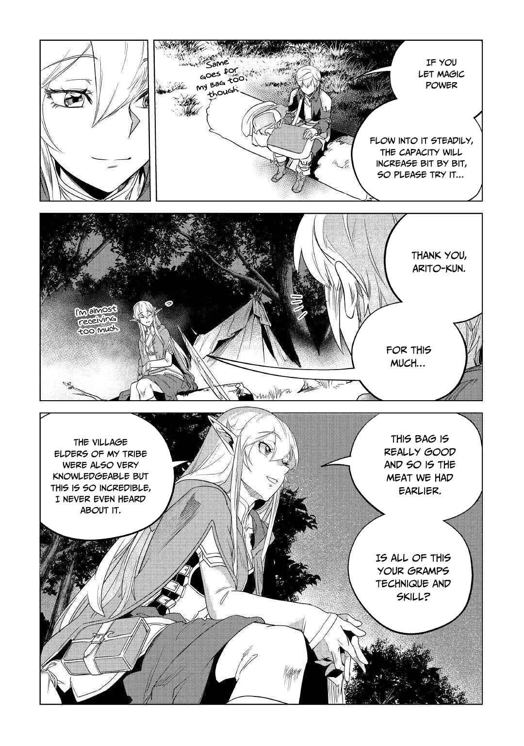Mofumofu to Isekai Slow Life o Mezashimasu! Chapter 17 page 19 - Chapter 17: With The Dark Merchant And The Elf