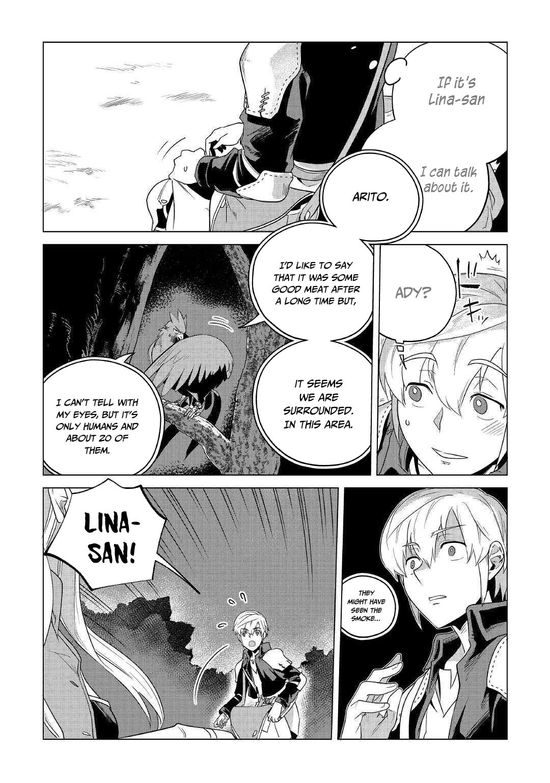Mofumofu to Isekai Slow Life o Mezashimasu! Chapter 17 page 20 - Chapter 17: With The Dark Merchant And The Elf