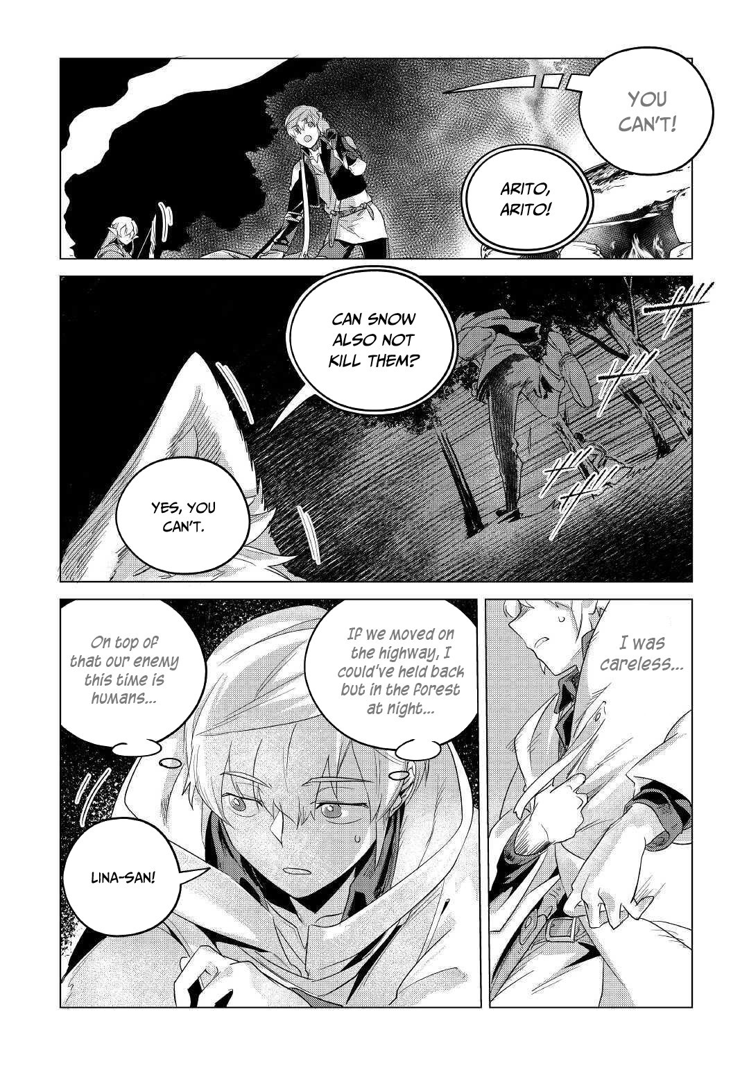 Mofumofu to Isekai Slow Life o Mezashimasu! Chapter 17 page 22 - Chapter 17: With The Dark Merchant And The Elf