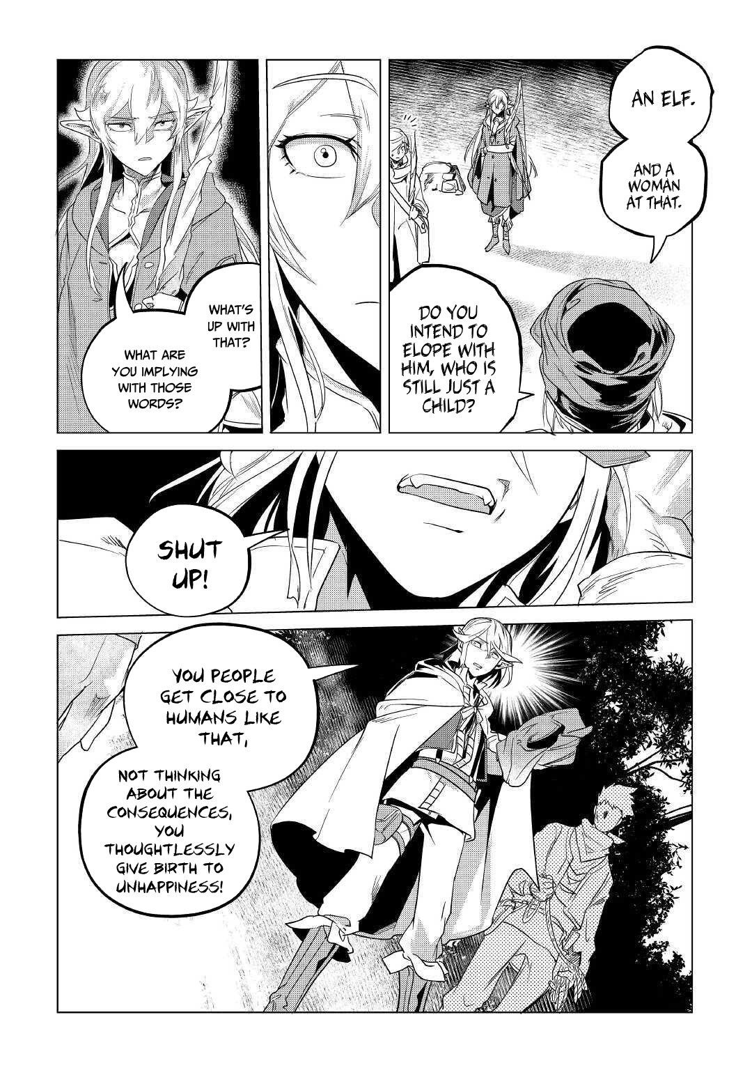 Mofumofu to Isekai Slow Life o Mezashimasu! Chapter 17 page 27 - Chapter 17: With The Dark Merchant And The Elf