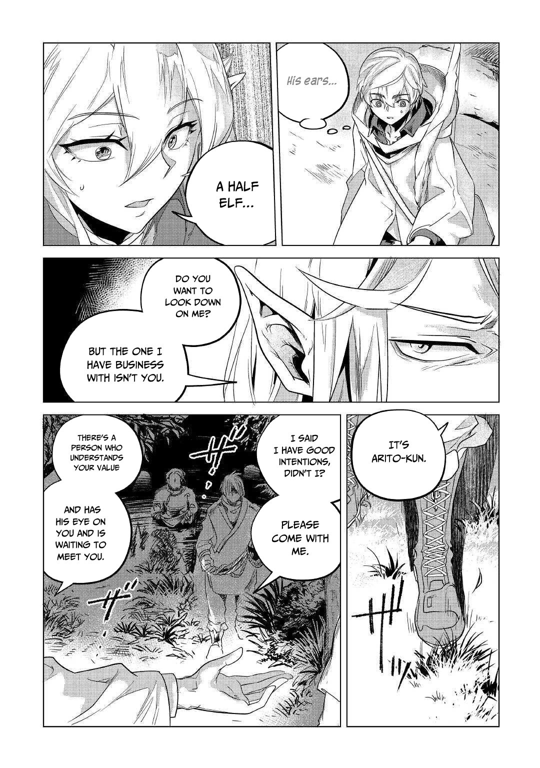 Mofumofu to Isekai Slow Life o Mezashimasu! Chapter 17 page 28 - Chapter 17: With The Dark Merchant And The Elf