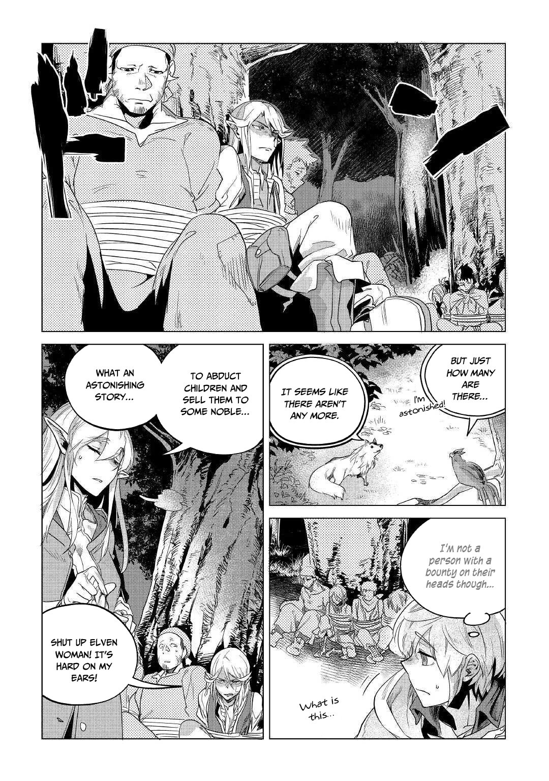 Mofumofu to Isekai Slow Life o Mezashimasu! Chapter 17 page 35 - Chapter 17: With The Dark Merchant And The Elf