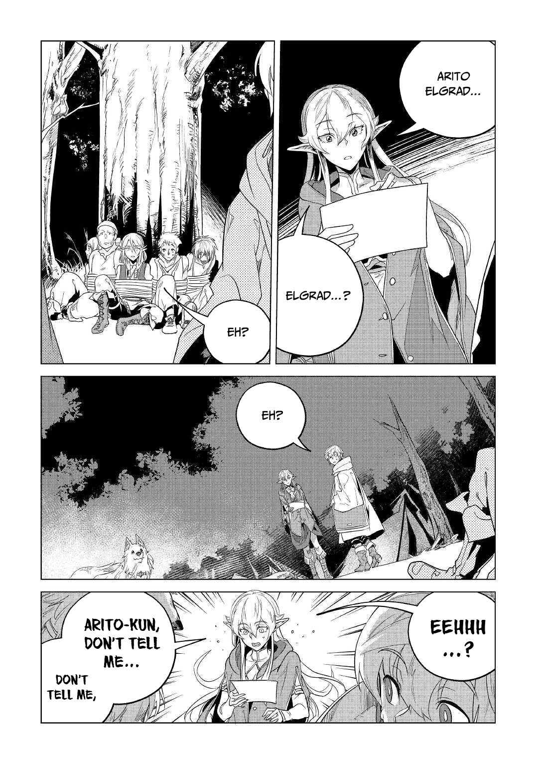 Mofumofu to Isekai Slow Life o Mezashimasu! Chapter 17 page 37 - Chapter 17: With The Dark Merchant And The Elf