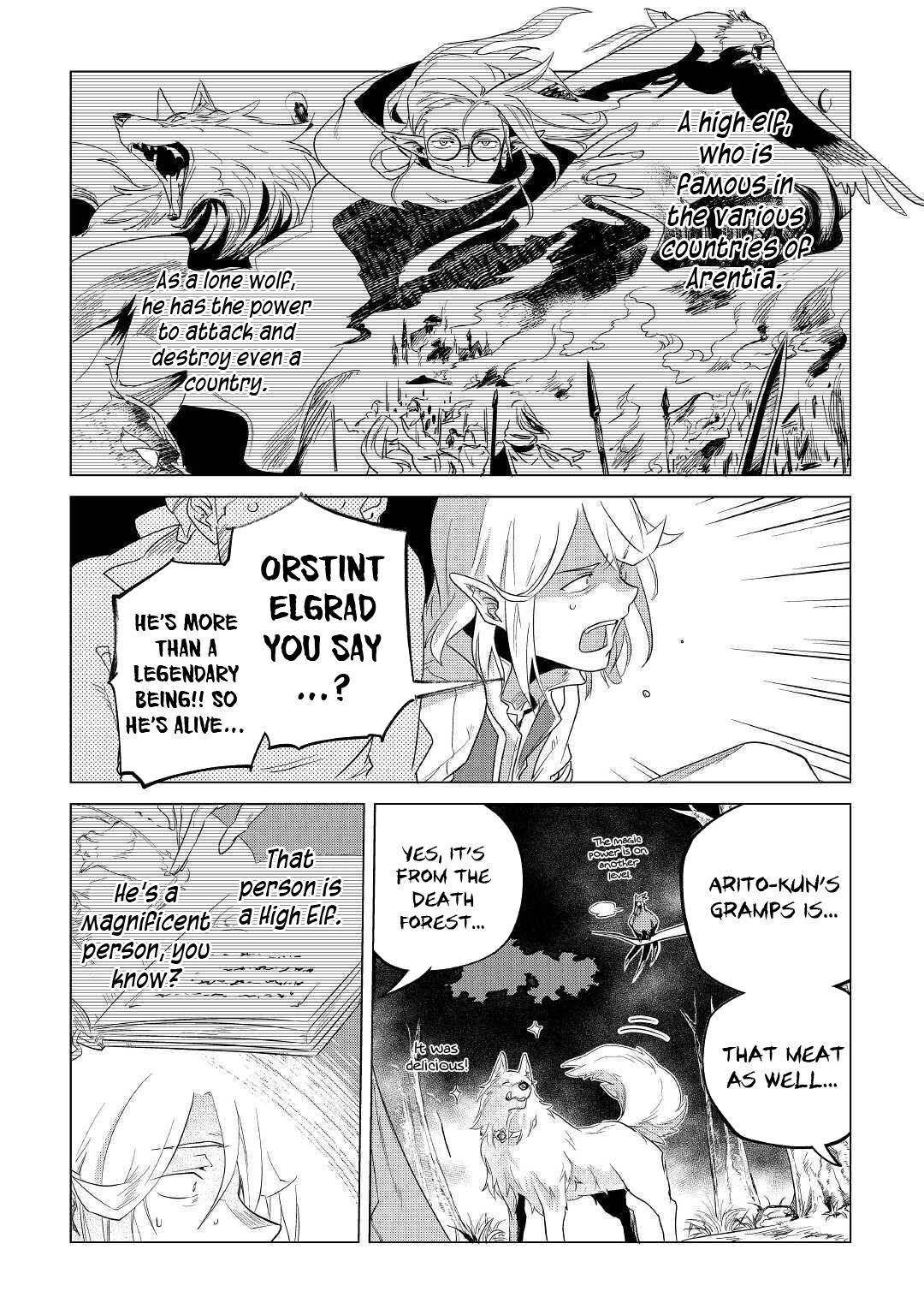 Mofumofu to Isekai Slow Life o Mezashimasu! Chapter 17 page 39 - Chapter 17: With The Dark Merchant And The Elf