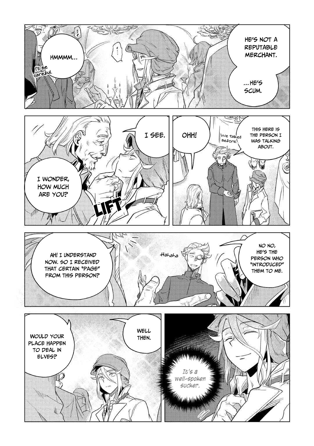 Mofumofu to Isekai Slow Life o Mezashimasu! Chapter 17 page 4 - Chapter 17: With The Dark Merchant And The Elf