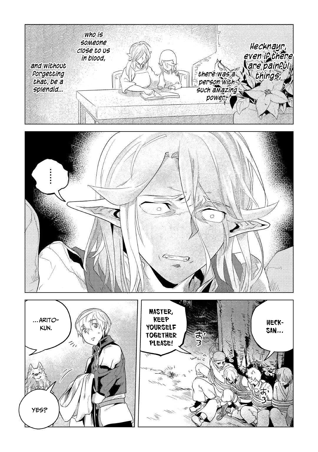 Mofumofu to Isekai Slow Life o Mezashimasu! Chapter 17 page 40 - Chapter 17: With The Dark Merchant And The Elf
