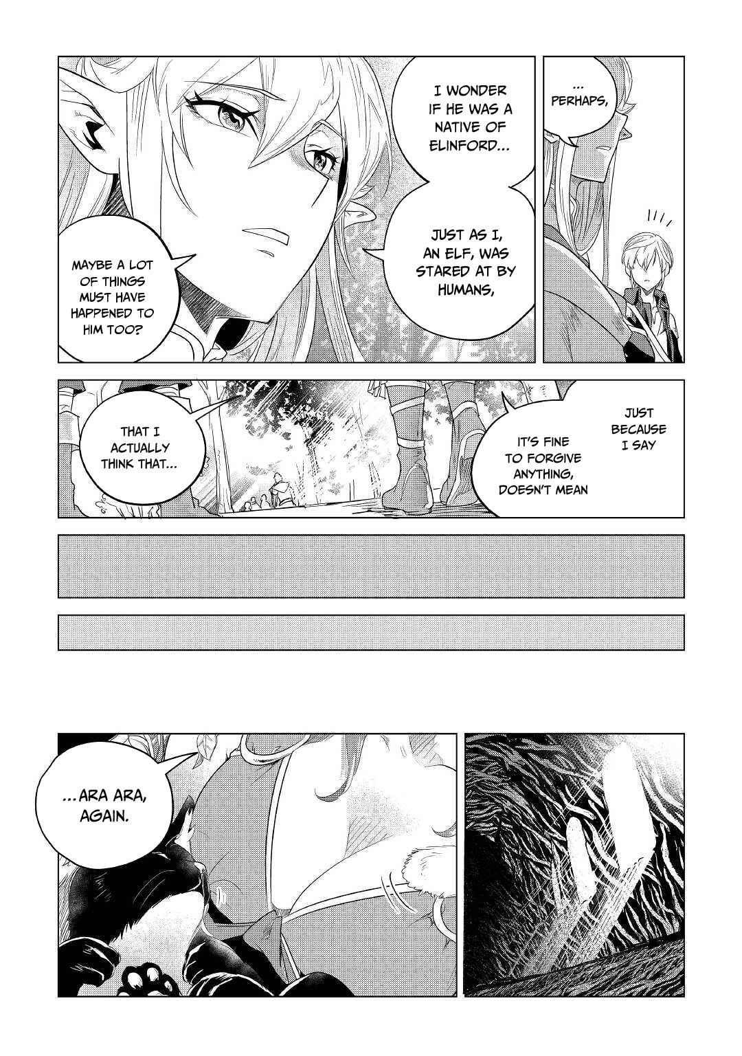 Mofumofu to Isekai Slow Life o Mezashimasu! Chapter 17 page 42 - Chapter 17: With The Dark Merchant And The Elf