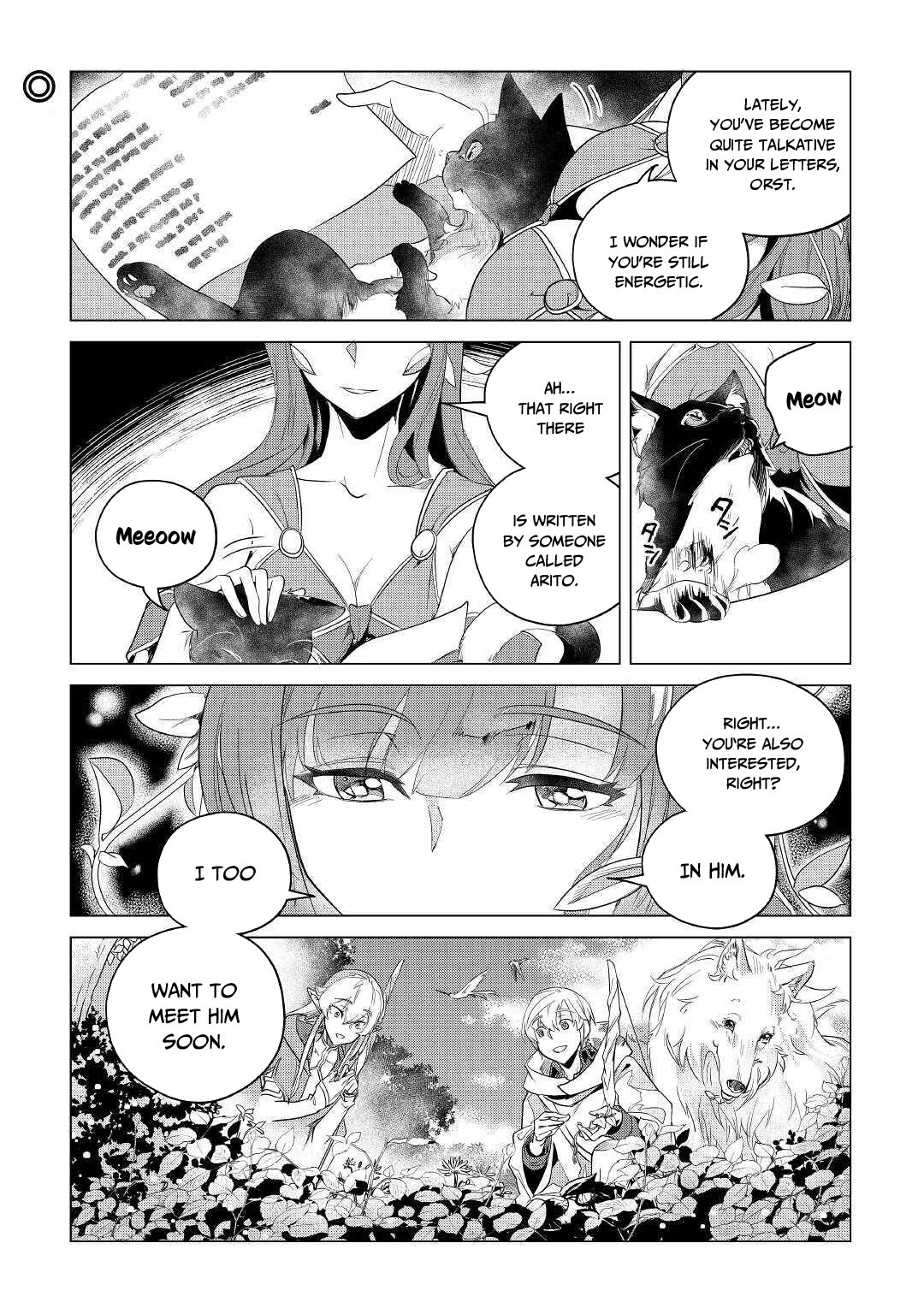 Mofumofu to Isekai Slow Life o Mezashimasu! Chapter 17 page 43 - Chapter 17: With The Dark Merchant And The Elf
