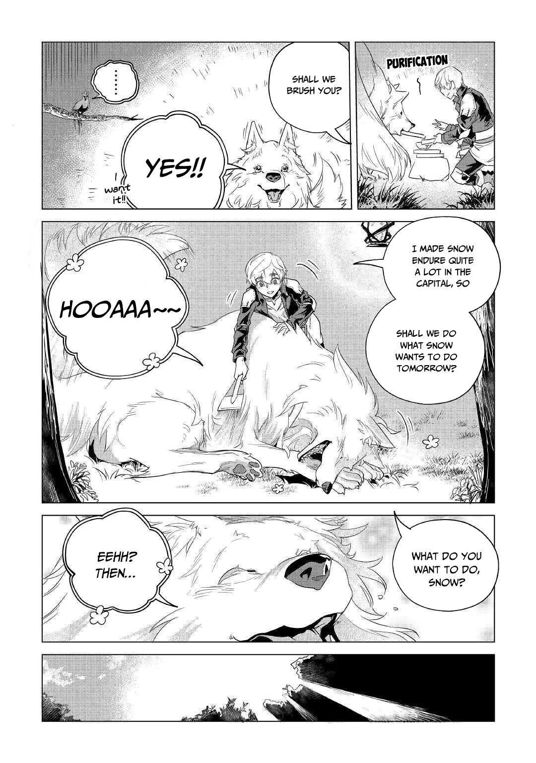 Mofumofu to Isekai Slow Life o Mezashimasu! Chapter 17 page 8 - Chapter 17: With The Dark Merchant And The Elf