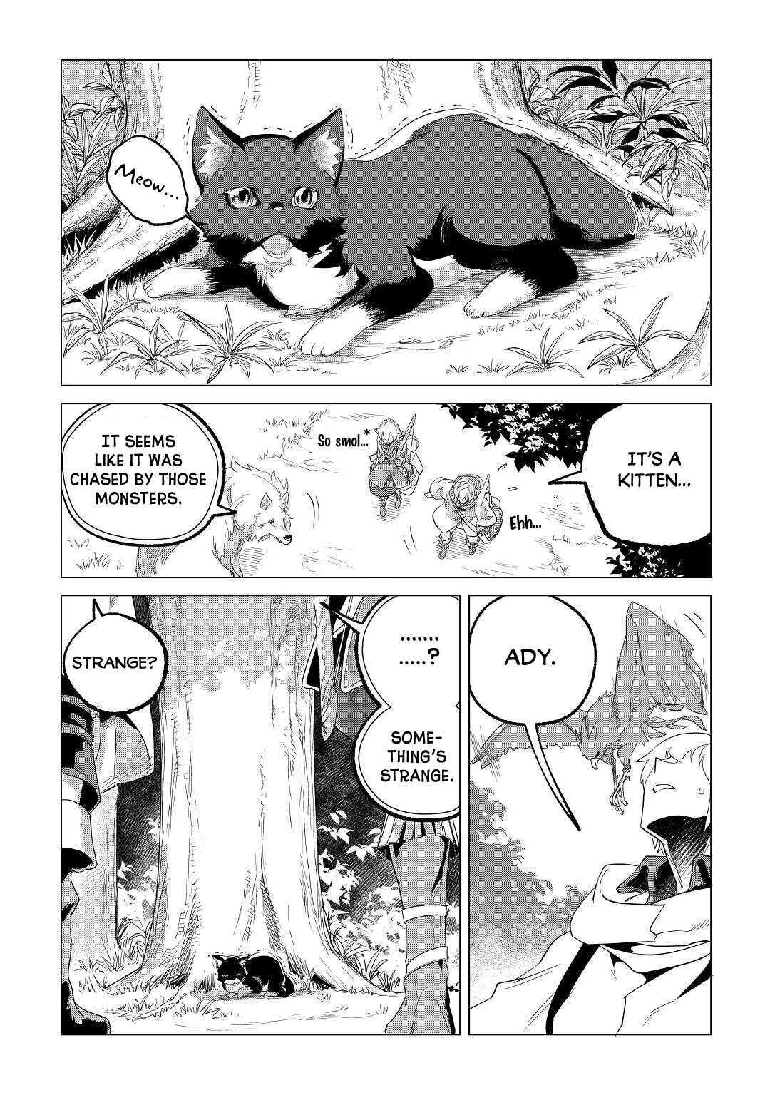 Mofumofu to Isekai Slow Life o Mezashimasu! Chapter 18 page 14 - Chapter 18: Together With The Forest's Kitten