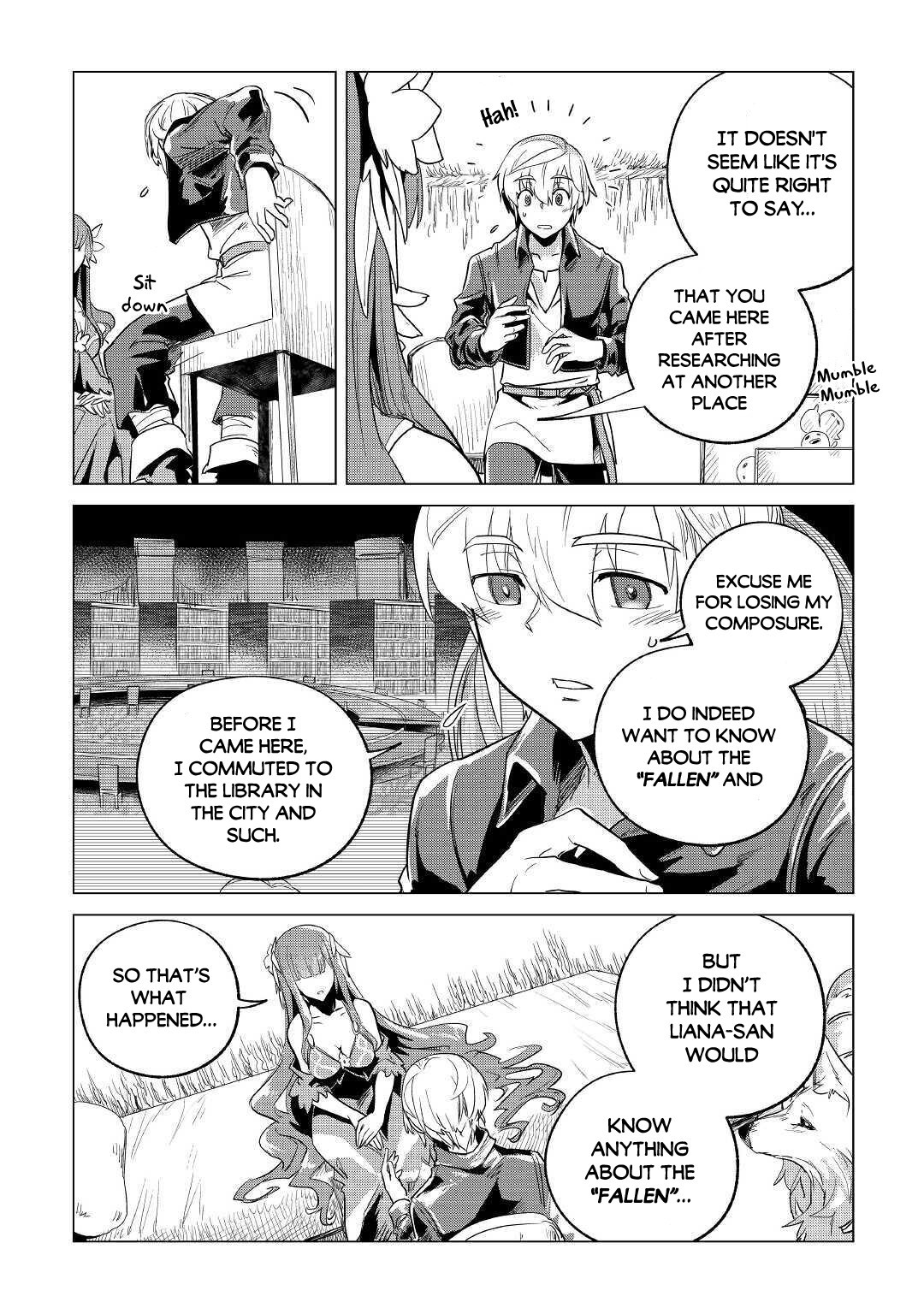 Mofumofu to Isekai Slow Life o Mezashimasu! Chapter 19 page 13 - Chapter 19: About Fluffies and Fallen