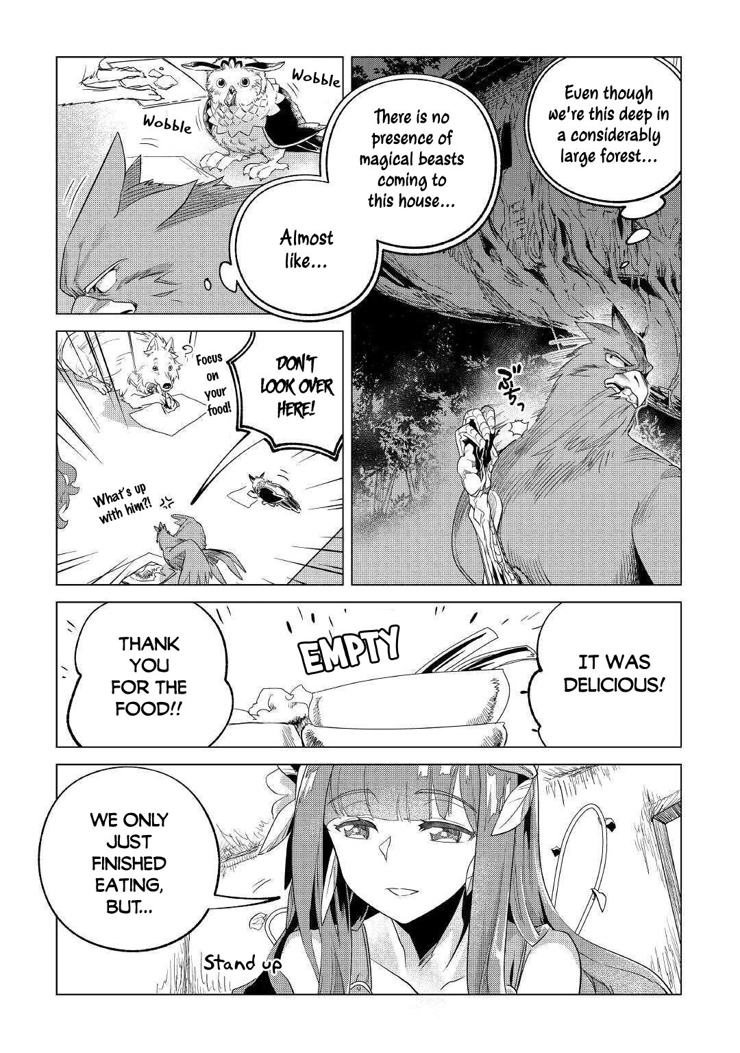 Mofumofu to Isekai Slow Life o Mezashimasu! Chapter 19 page 17 - Chapter 19: About Fluffies and Fallen