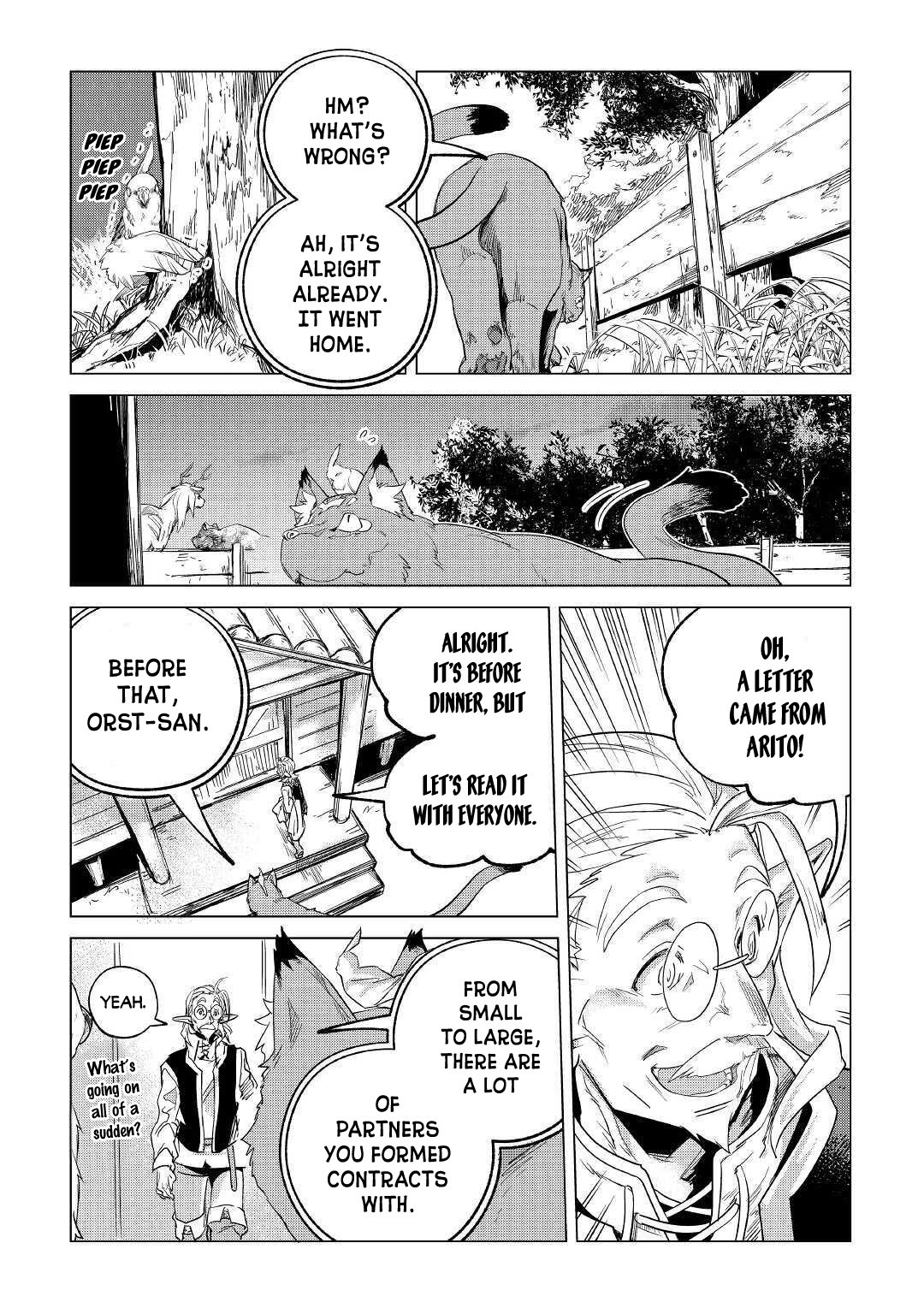 Mofumofu to Isekai Slow Life o Mezashimasu! Chapter 19 page 38 - Chapter 19: About Fluffies and Fallen