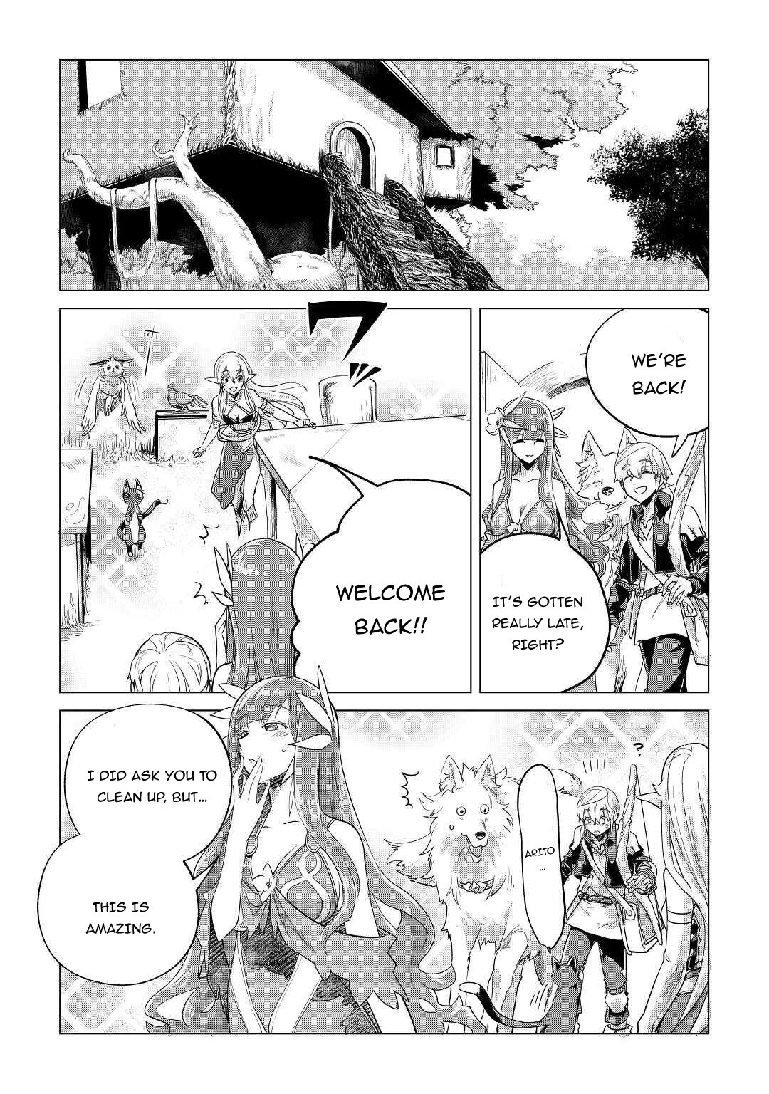 Mofumofu to Isekai Slow Life o Mezashimasu! Chapter 20 page 15 - Chapter 20: The Determination For Departure