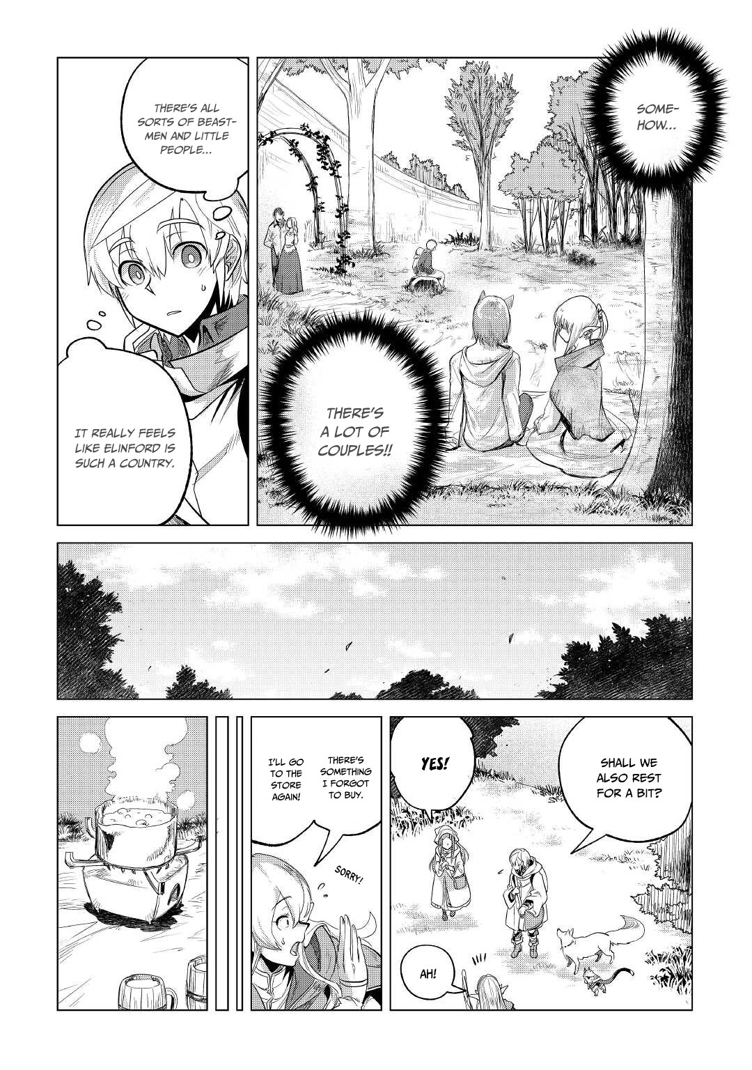 Mofumofu to Isekai Slow Life o Mezashimasu! Chapter 26 page 18 - Chapter 26: The Group in Elisia