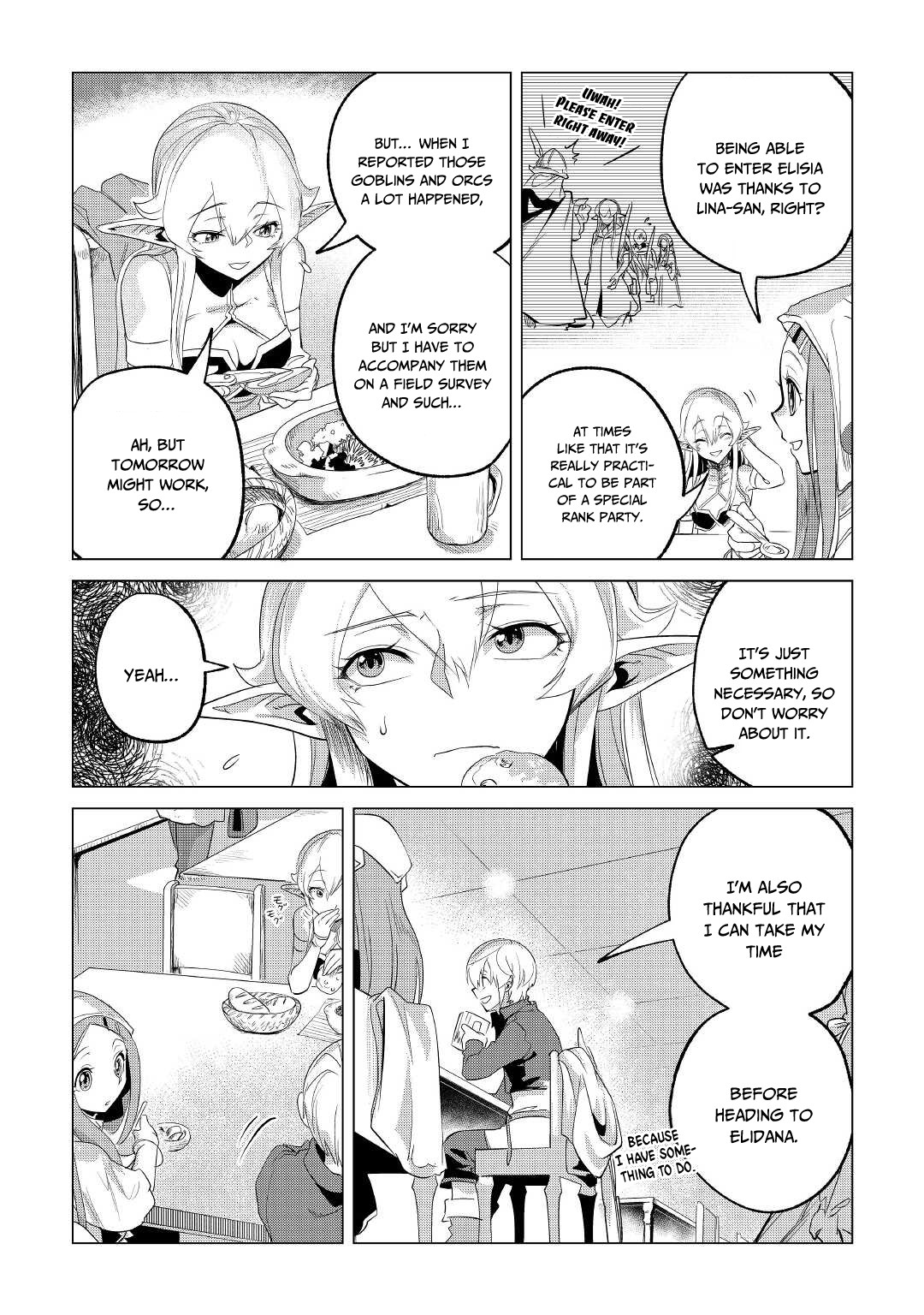 Mofumofu to Isekai Slow Life o Mezashimasu! Chapter 26 page 8 - Chapter 26: The Group in Elisia
