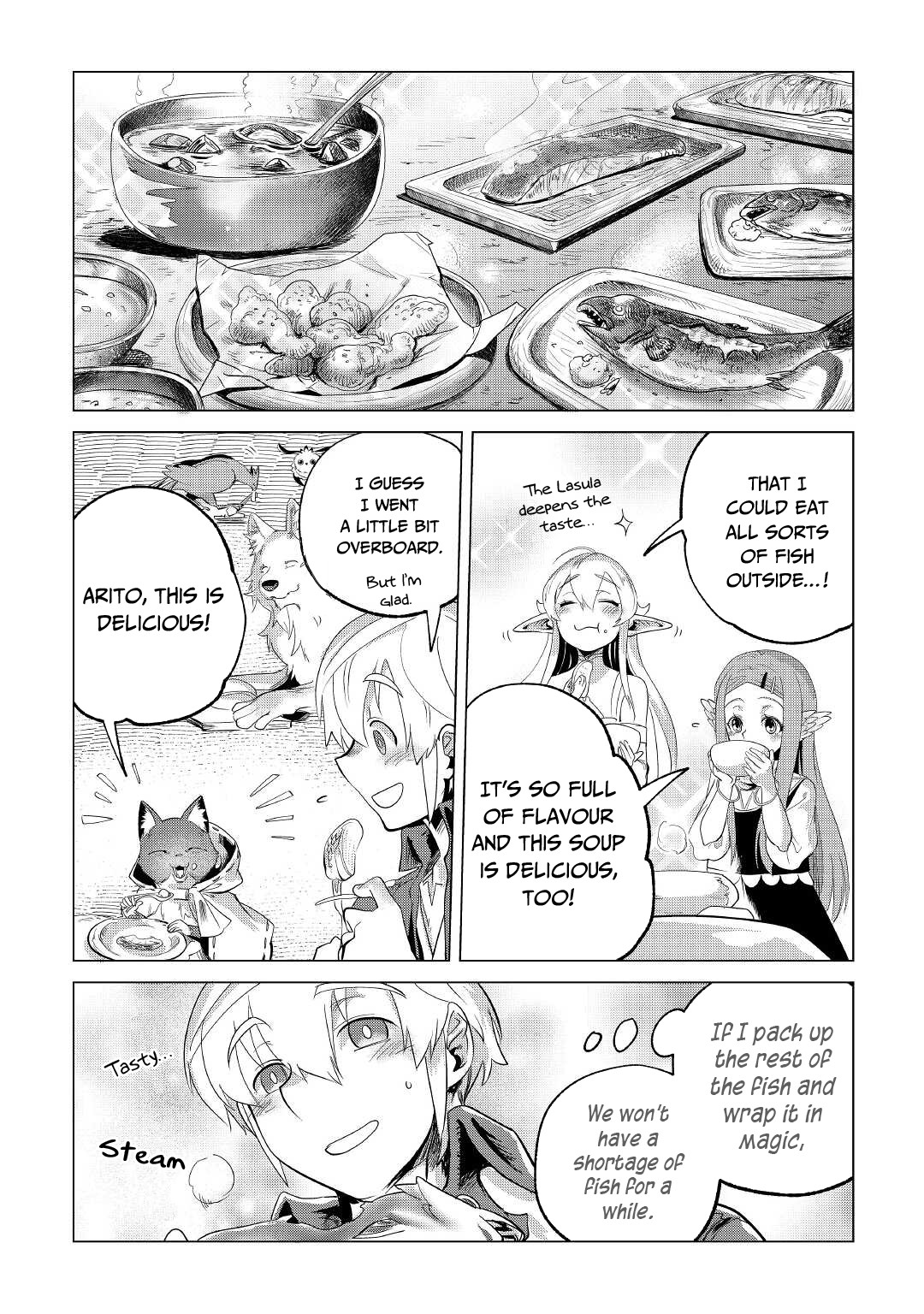 Mofumofu to Isekai Slow Life o Mezashimasu! Chapter 27 page 13 - Chapter 27: About Fluffies and Fishermen