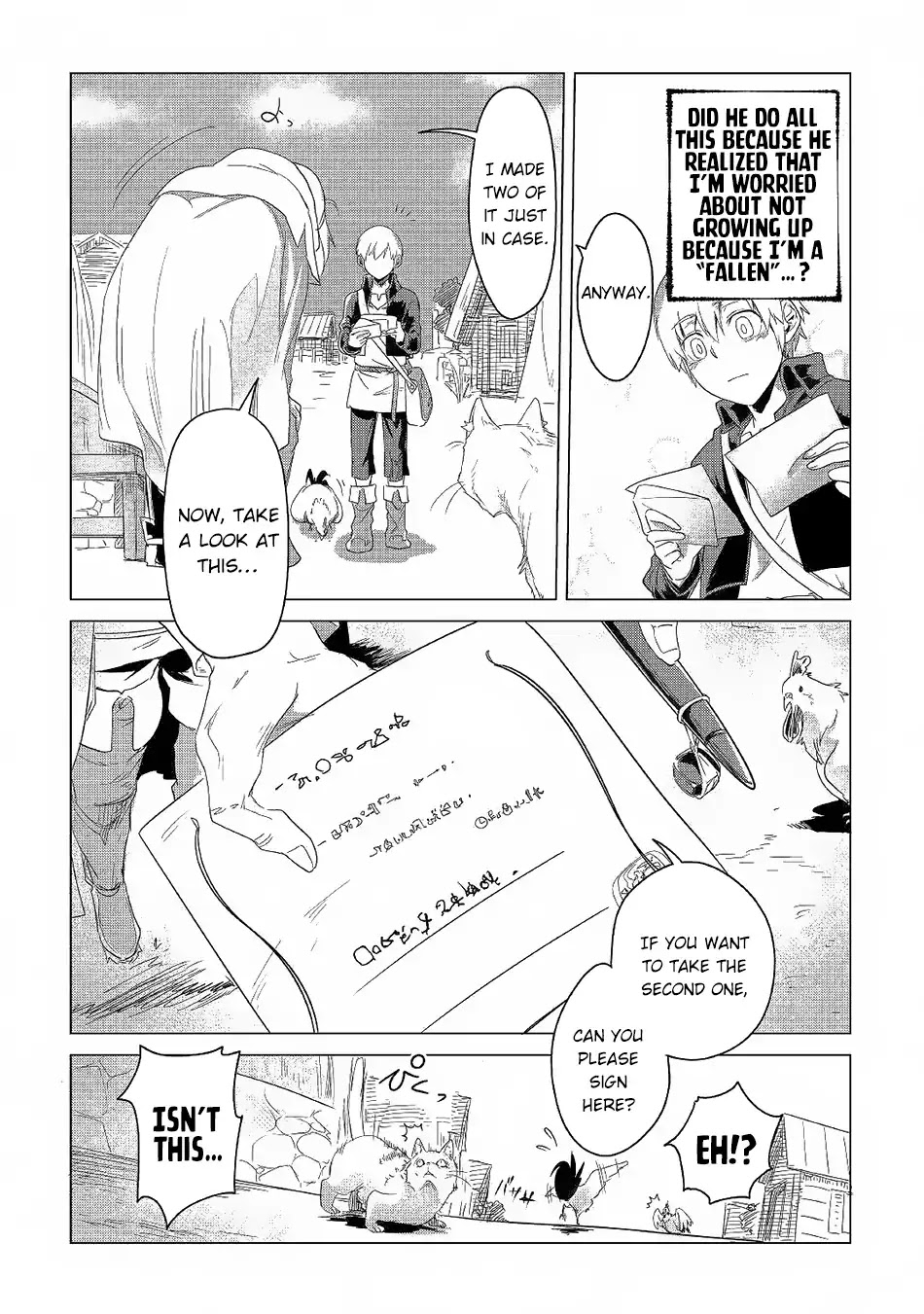 Mofumofu to Isekai Slow Life o Mezashimasu! Chapter 3 page 20 - Chapter 3: Arito and Orst
