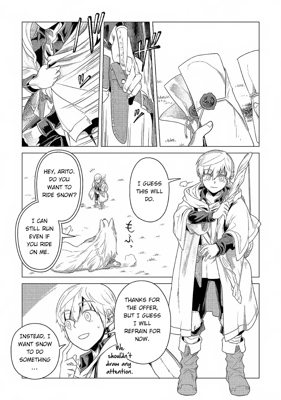 Mofumofu to Isekai Slow Life o Mezashimasu! Chapter 3 page 46 - Chapter 3: Arito and Orst