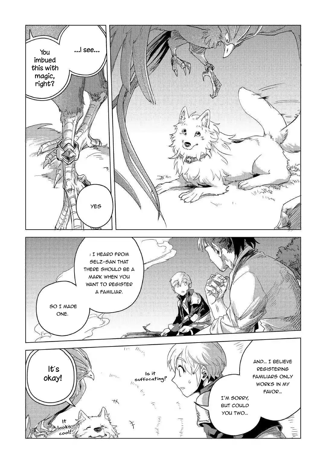 Mofumofu to Isekai Slow Life o Mezashimasu! Chapter 4 page 23 - Chapter 4: Comrade in Traveling