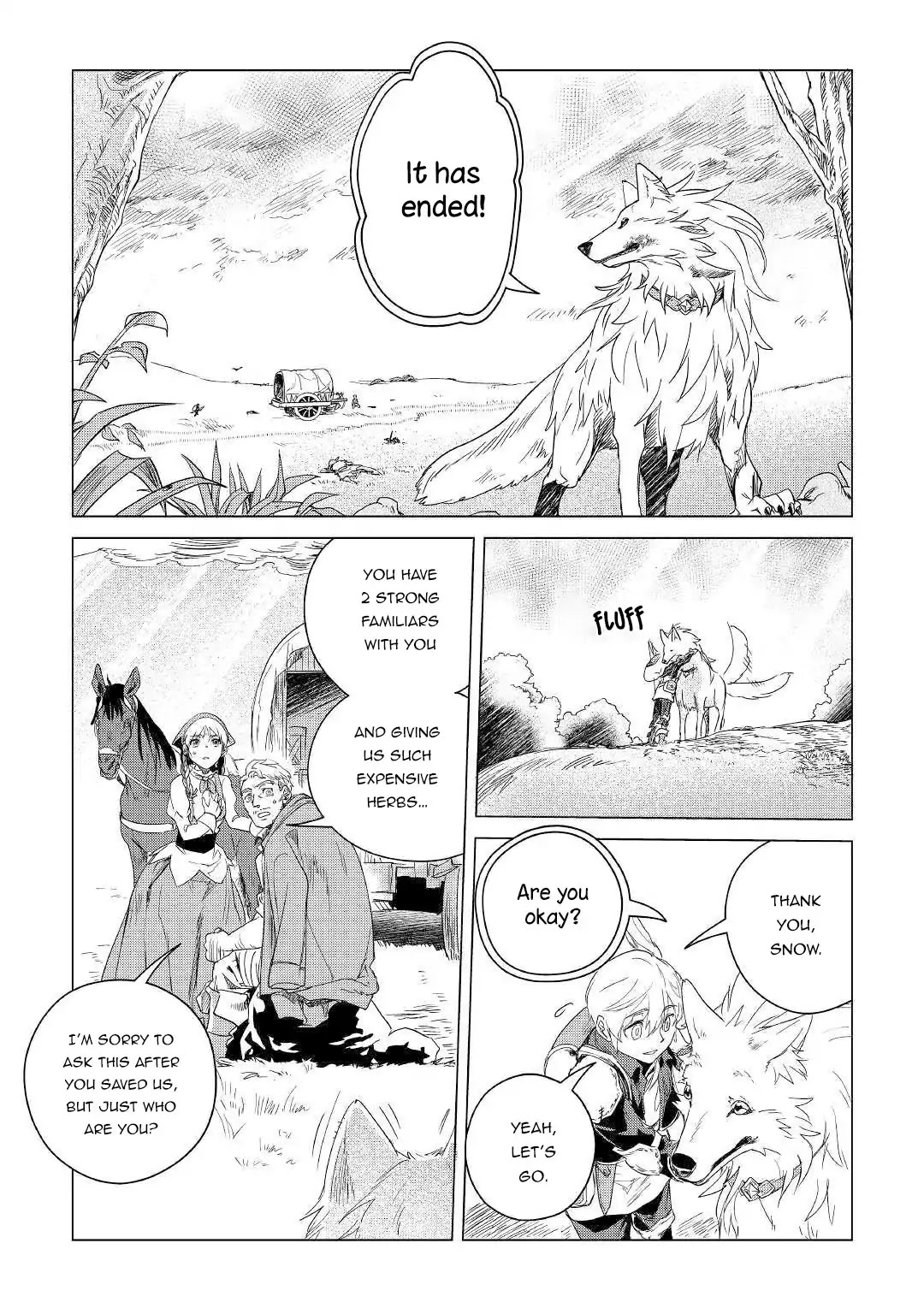 Mofumofu to Isekai Slow Life o Mezashimasu! Chapter 4 page 38 - Chapter 4: Comrade in Traveling