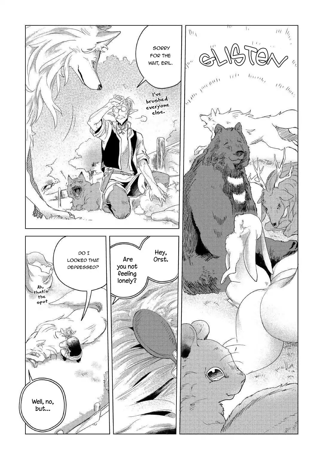 Mofumofu to Isekai Slow Life o Mezashimasu! Chapter 4 page 4 - Chapter 4: Comrade in Traveling