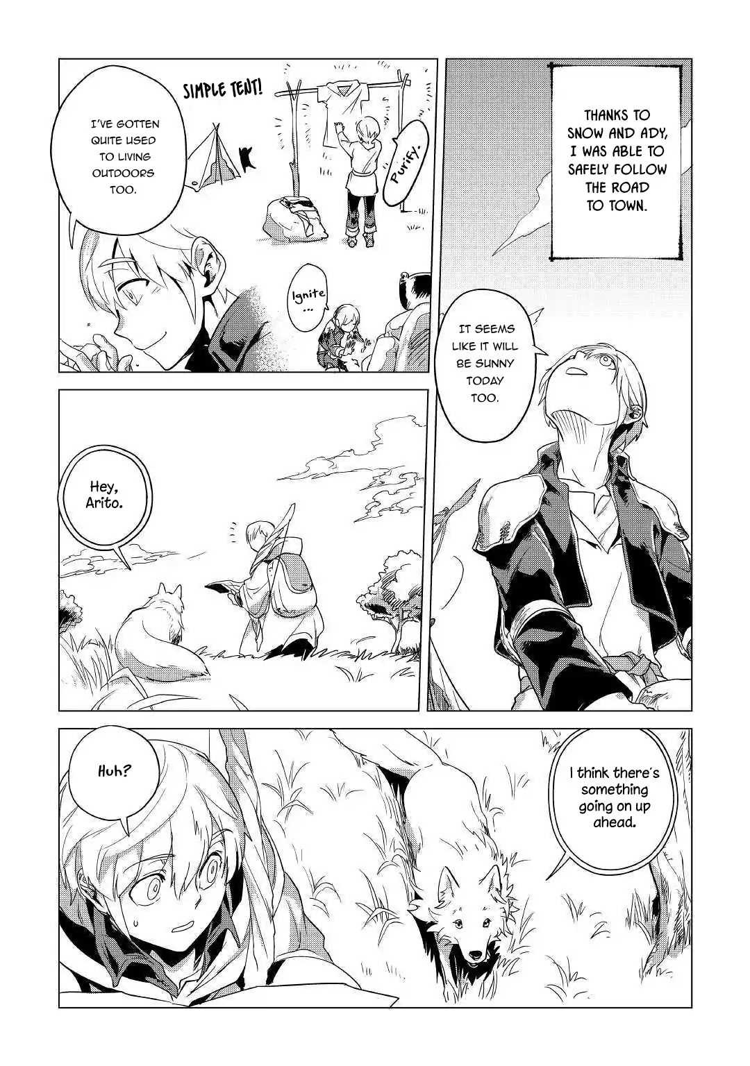 Mofumofu to Isekai Slow Life o Mezashimasu! Chapter 4 page 8 - Chapter 4: Comrade in Traveling