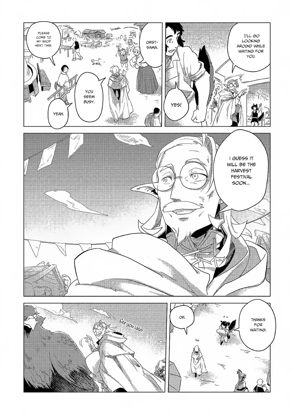 Mofumofu to Isekai Slow Life o Mezashimasu! Chapter 5 page 4 - Chapter 5: The Fluffiness Meets the Town